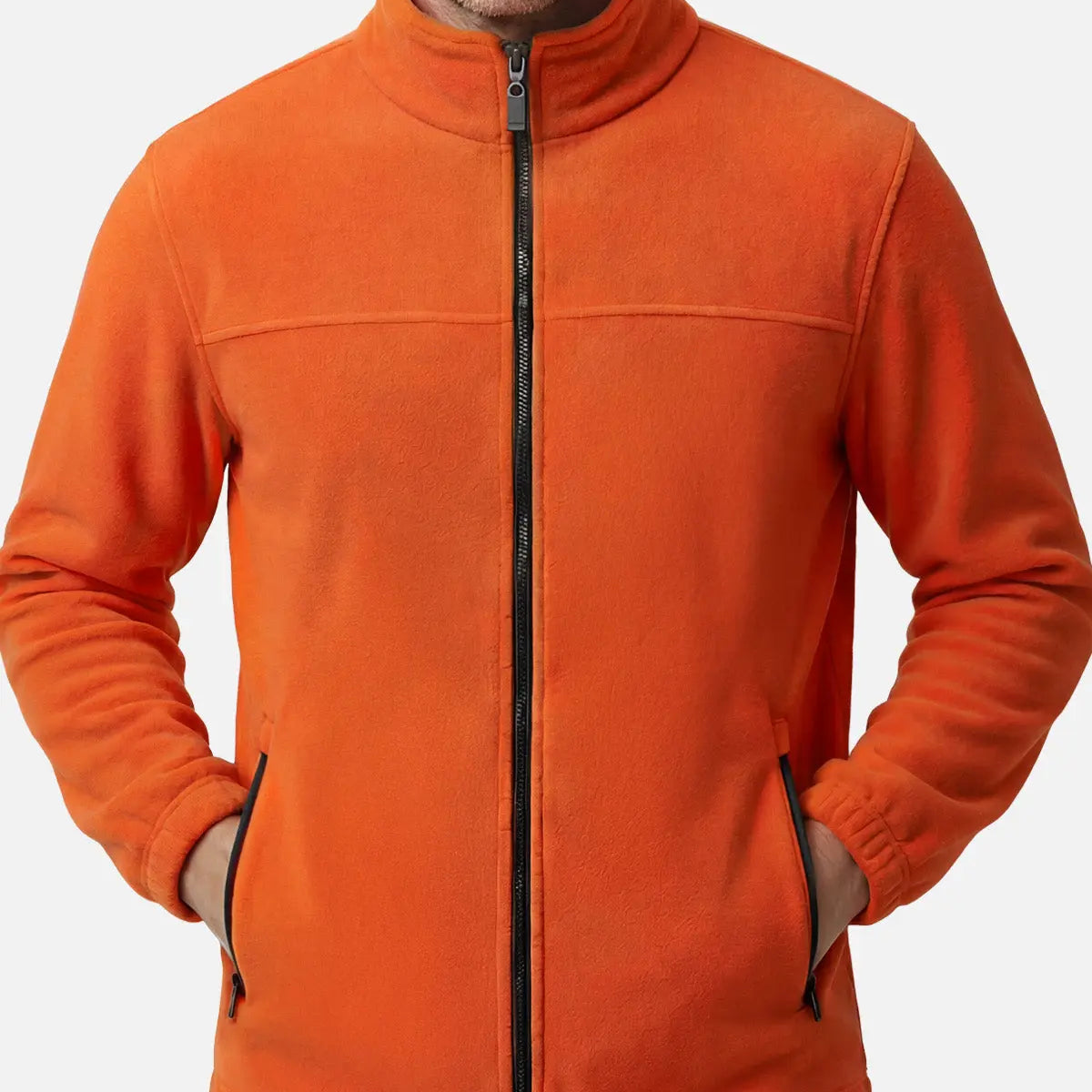 Men's Classic Fleece Zip-Up Jacket ElevenOasis