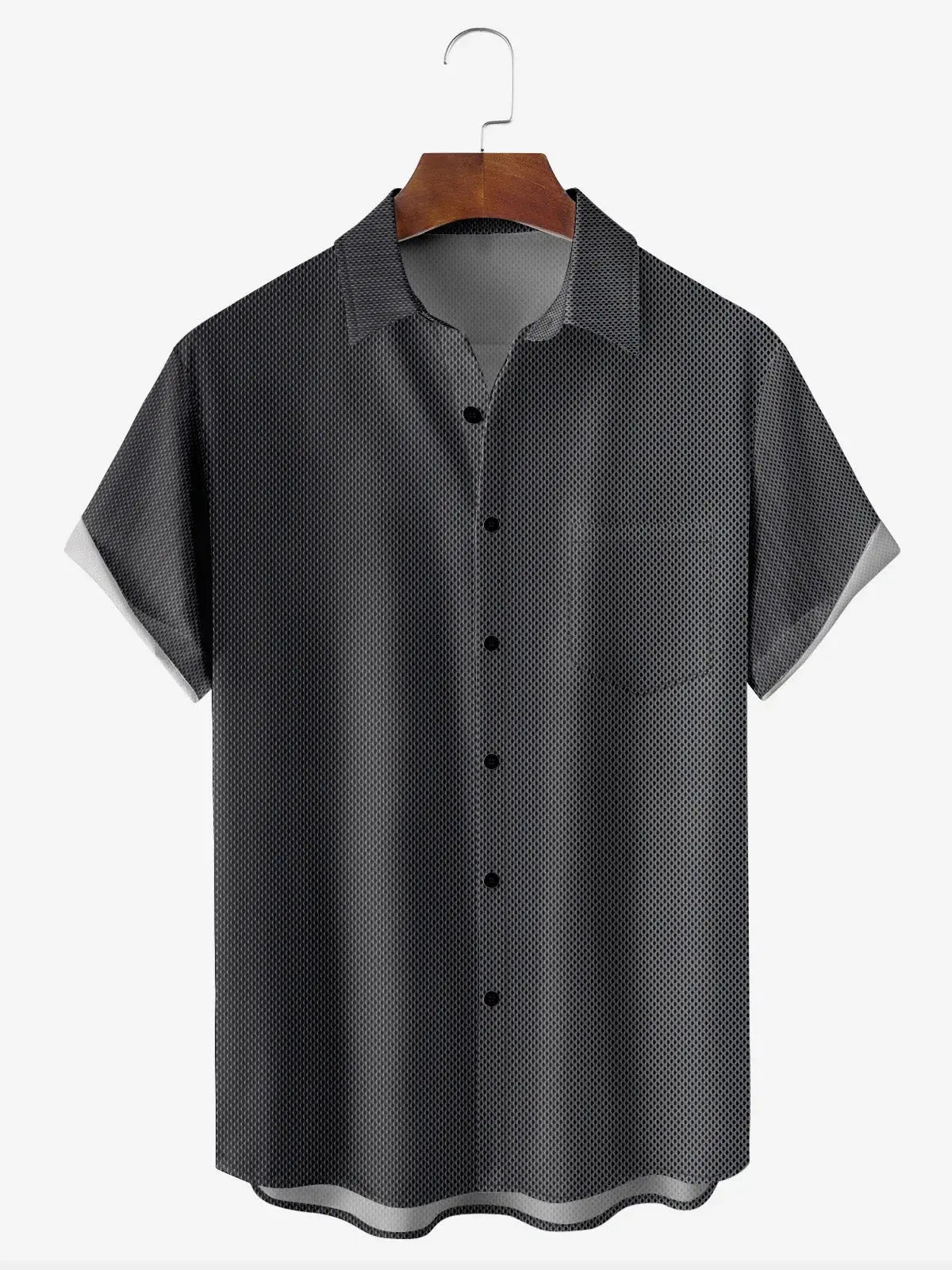 Men's Black Basic Short Sleeve Casual ShirtMens short sleeve shirts Big and tall Mens shirts Short sleeve shirts for men Mens 4xl shirts Casual short sleeve shirts