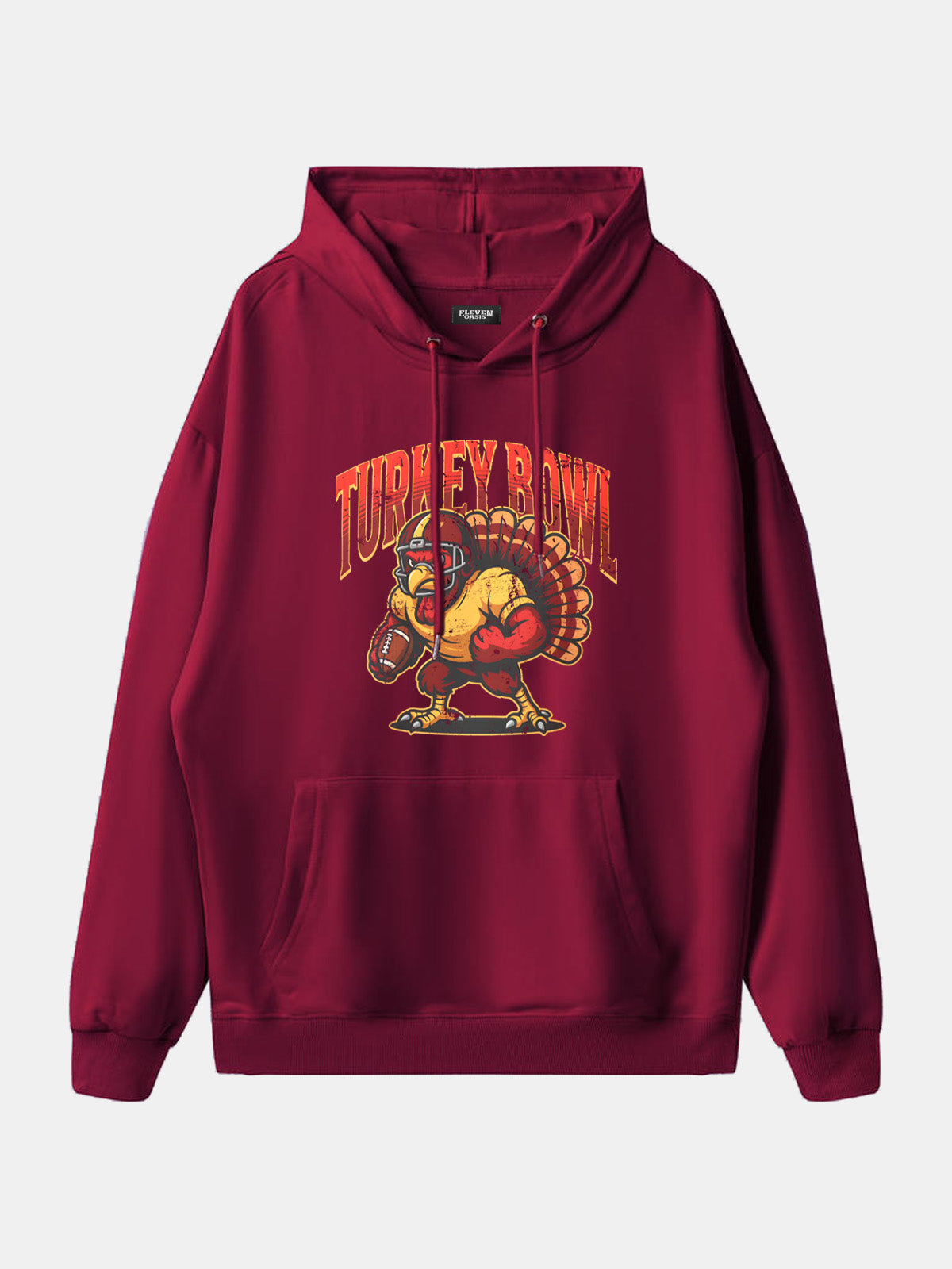 Turkey Bowl Thanksgiving Hoodie Eleven Oasis