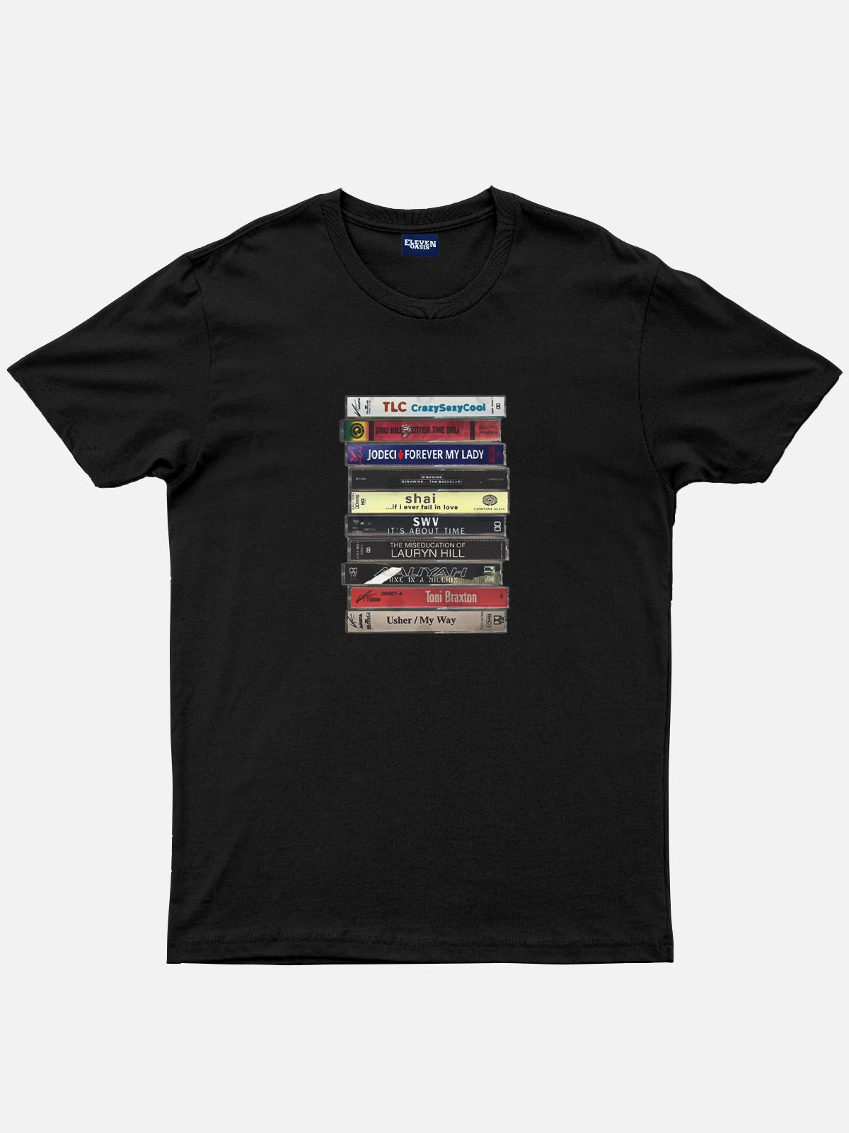 R&B Cassette Stack Cotton Short Sleeve Shirt Eleven Oasis