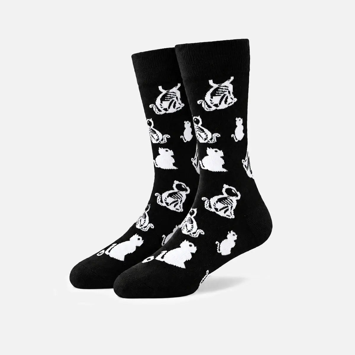 Men's Creepy Halloween Novelty Crew Socks