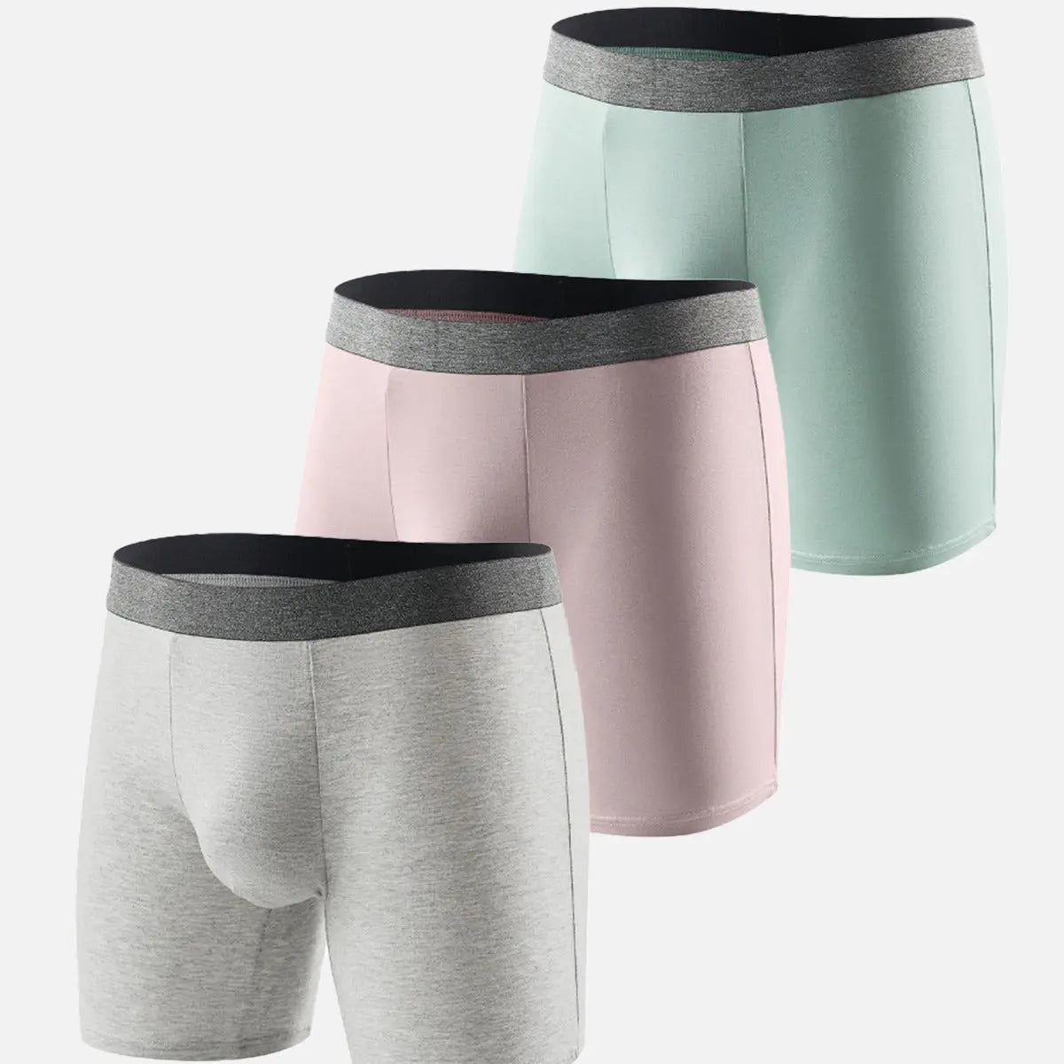 Men's Long-Leg Stretch Boxer Briefs Eleven Oasis