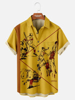 Men's Pee Chee Folder Back Cover Nostalgia Shirt Eleven Oasis