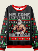 Welcome To The North Swole Ugly Christmas Sweater Eleven Oasis