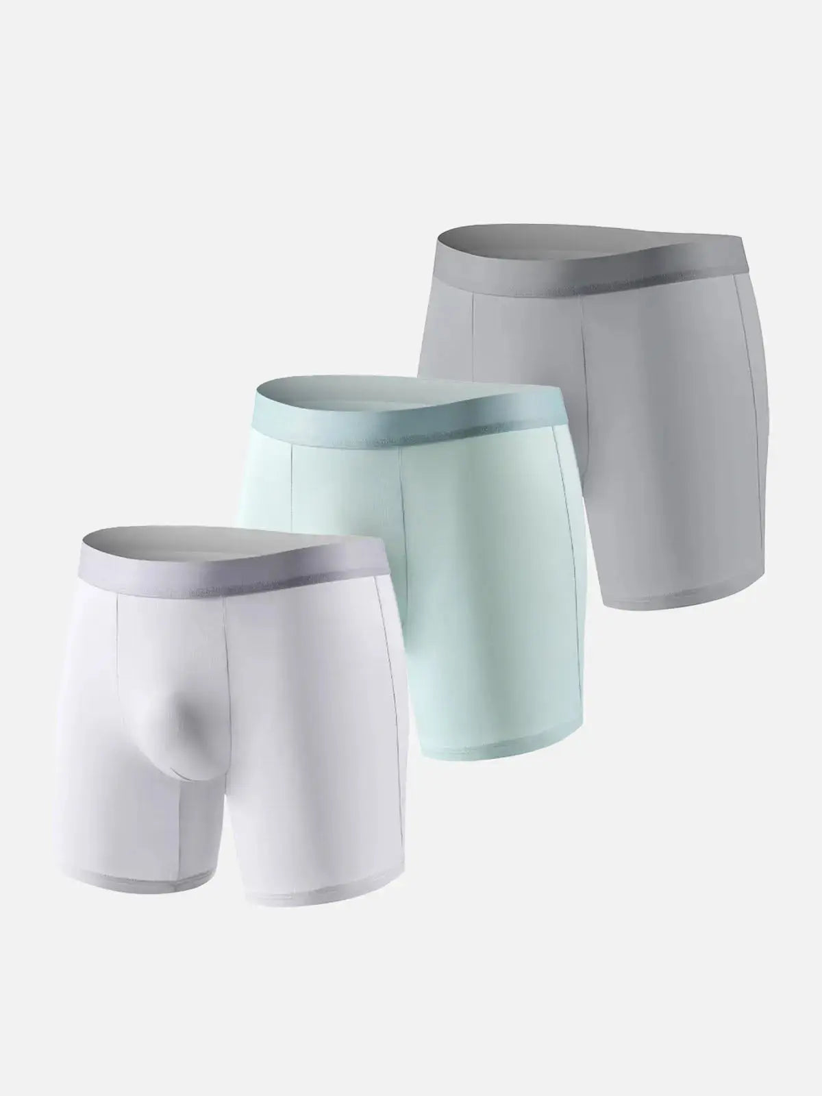 Men's Seamless Long-Leg Boxer Briefs Eleven Oasis