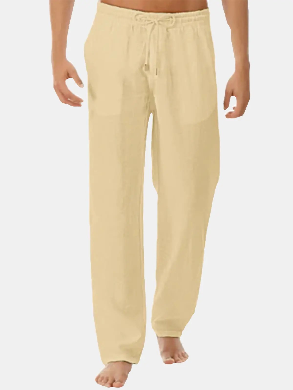 Men's Printed Solid Color Casual Long Pants ElevenOasis