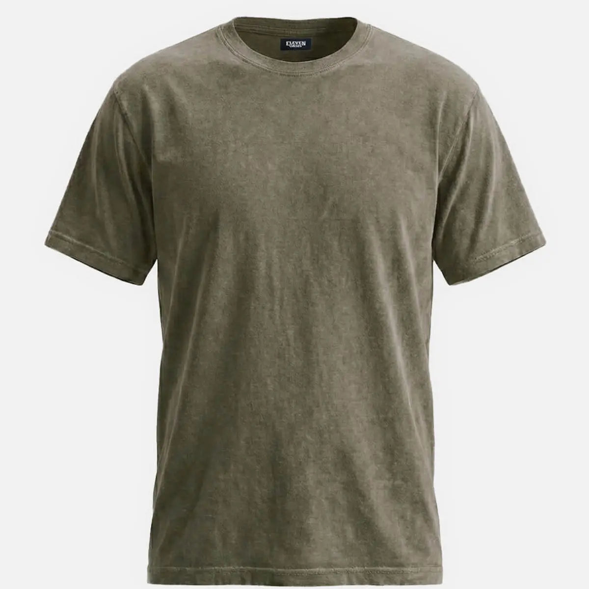 Men's Washed Cotton Short Sleeve T-Shirt ElevenOasis
