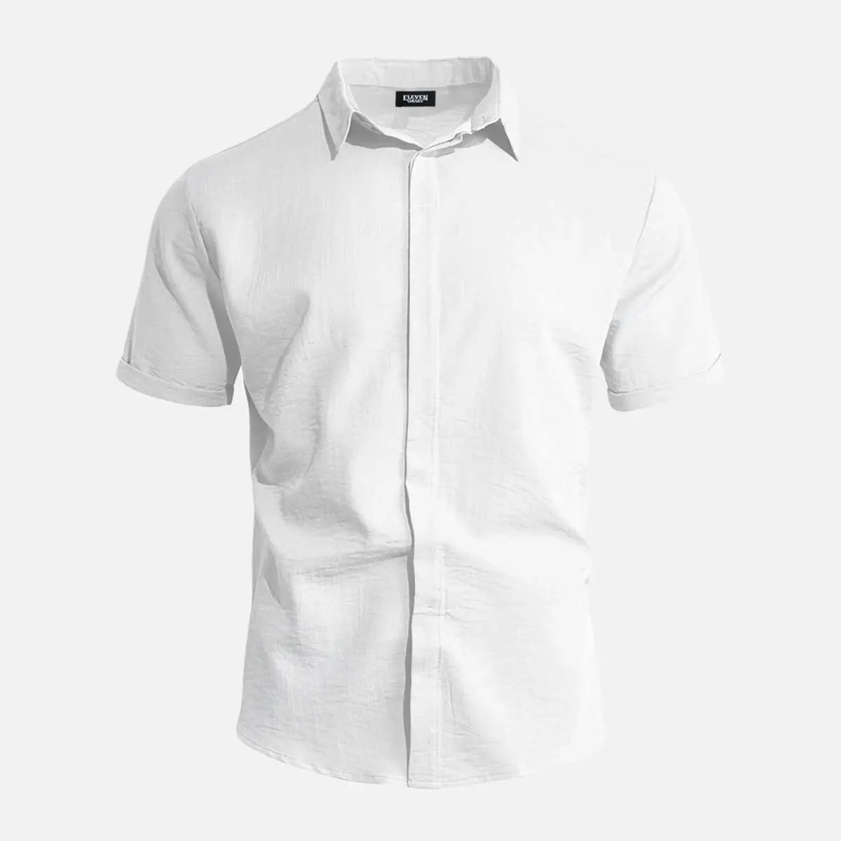 Men's Lightweight Cotton-Linen Button Shirt Eleven Oasis