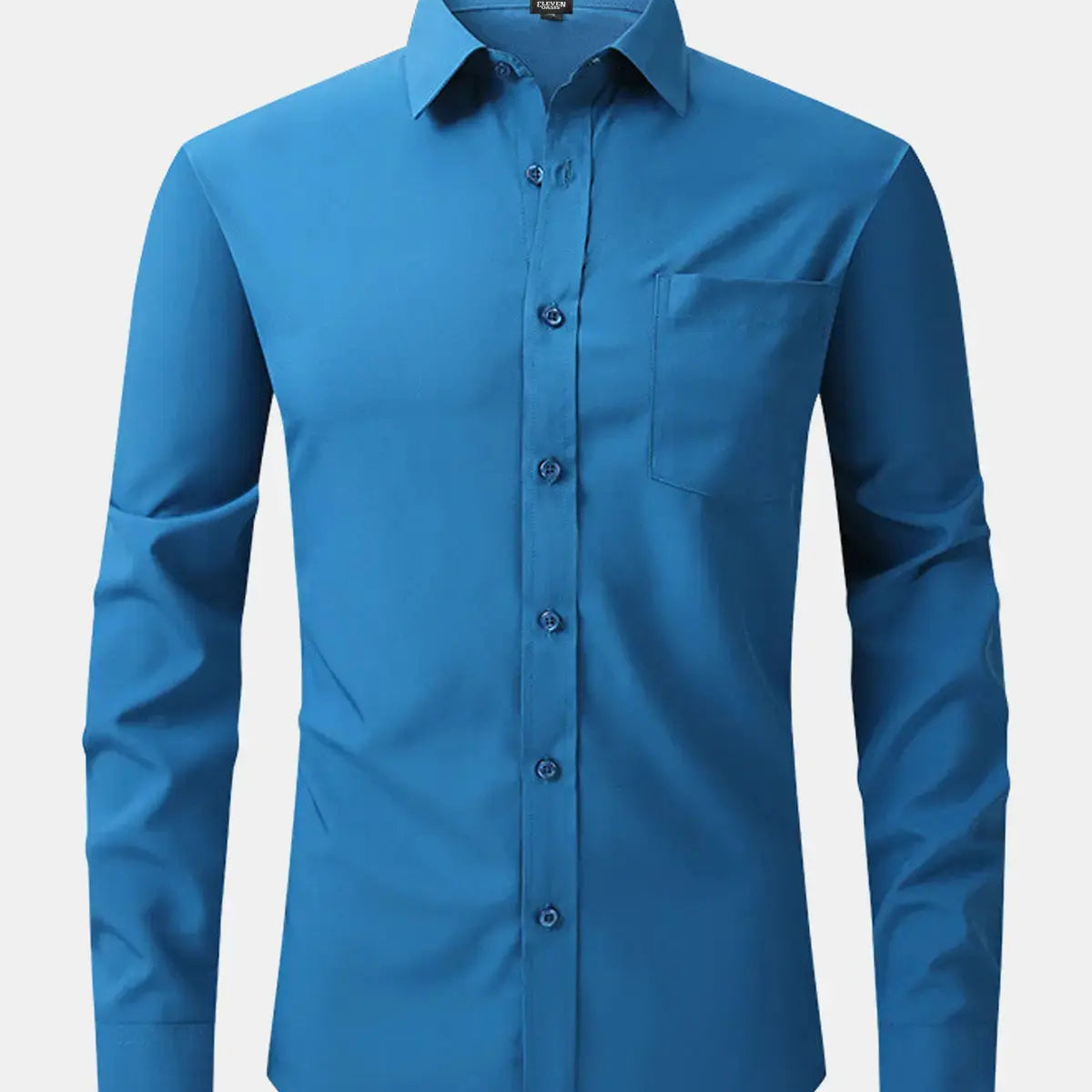 Men's Business Casual Long Sleeve Shirt ElevenOasis