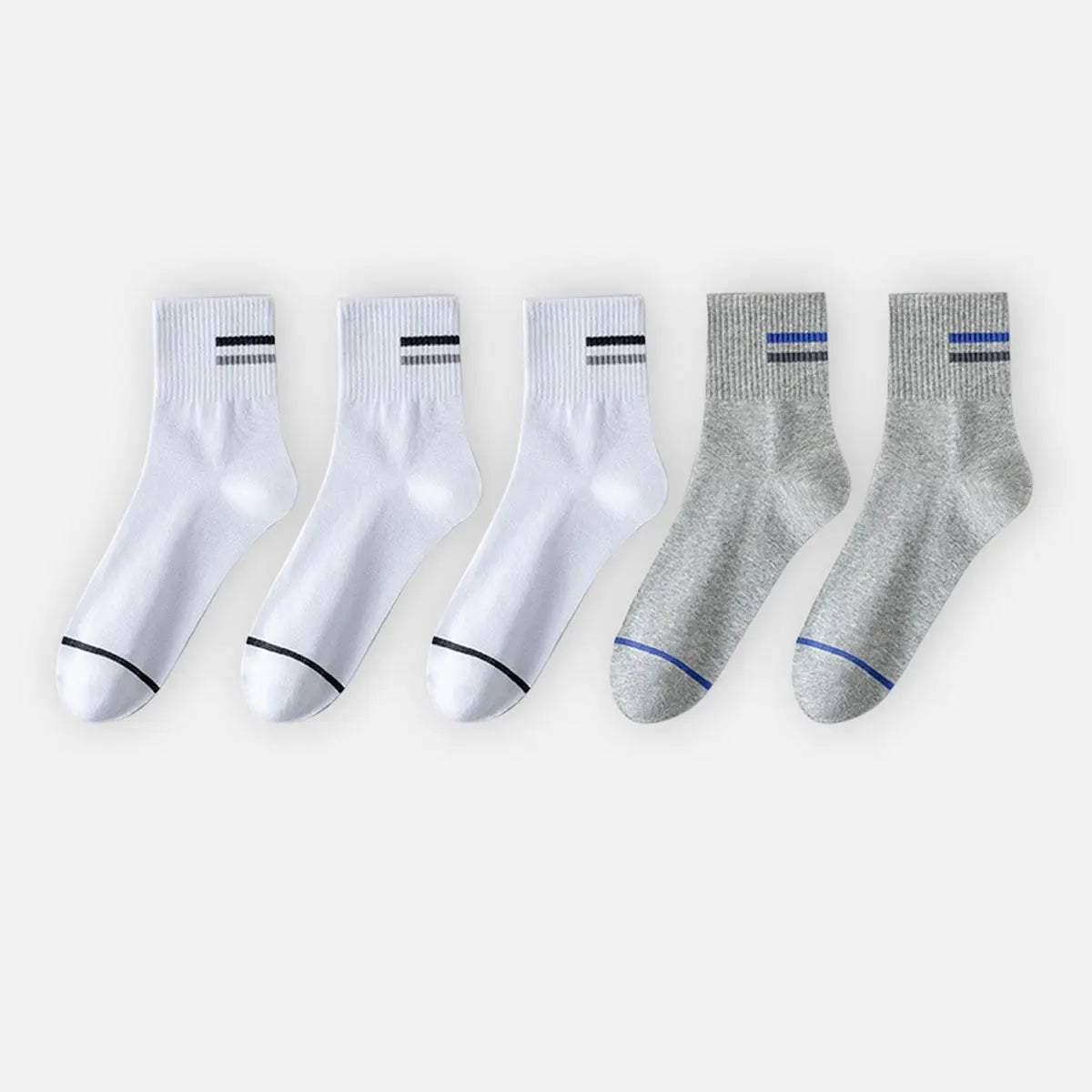 Men's All-Season Crew Socks 5-Pack Eleven Oasis