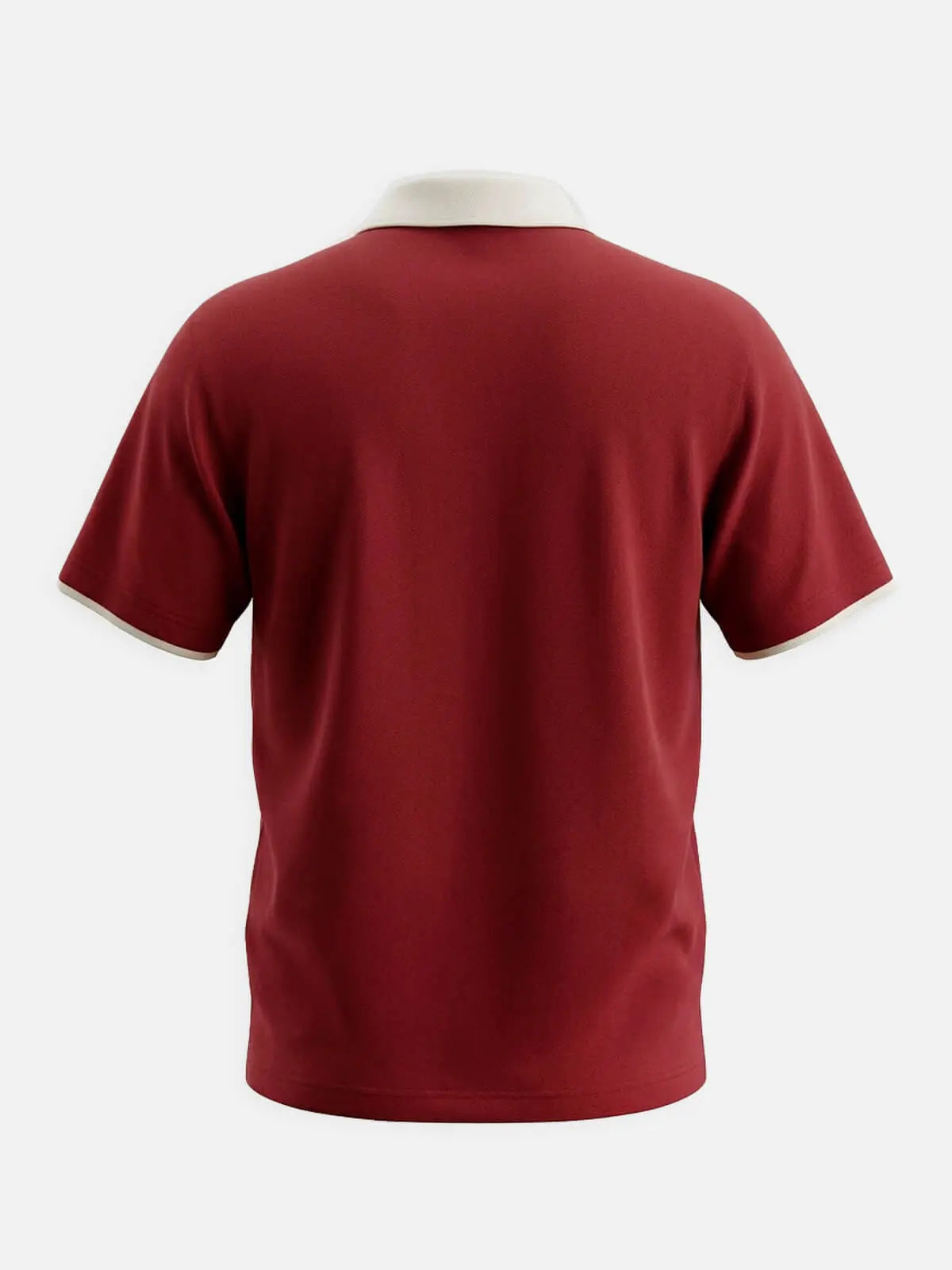 Men's Retro Contrast Collar Short Sleeve Polo Shirt ElevenOasis