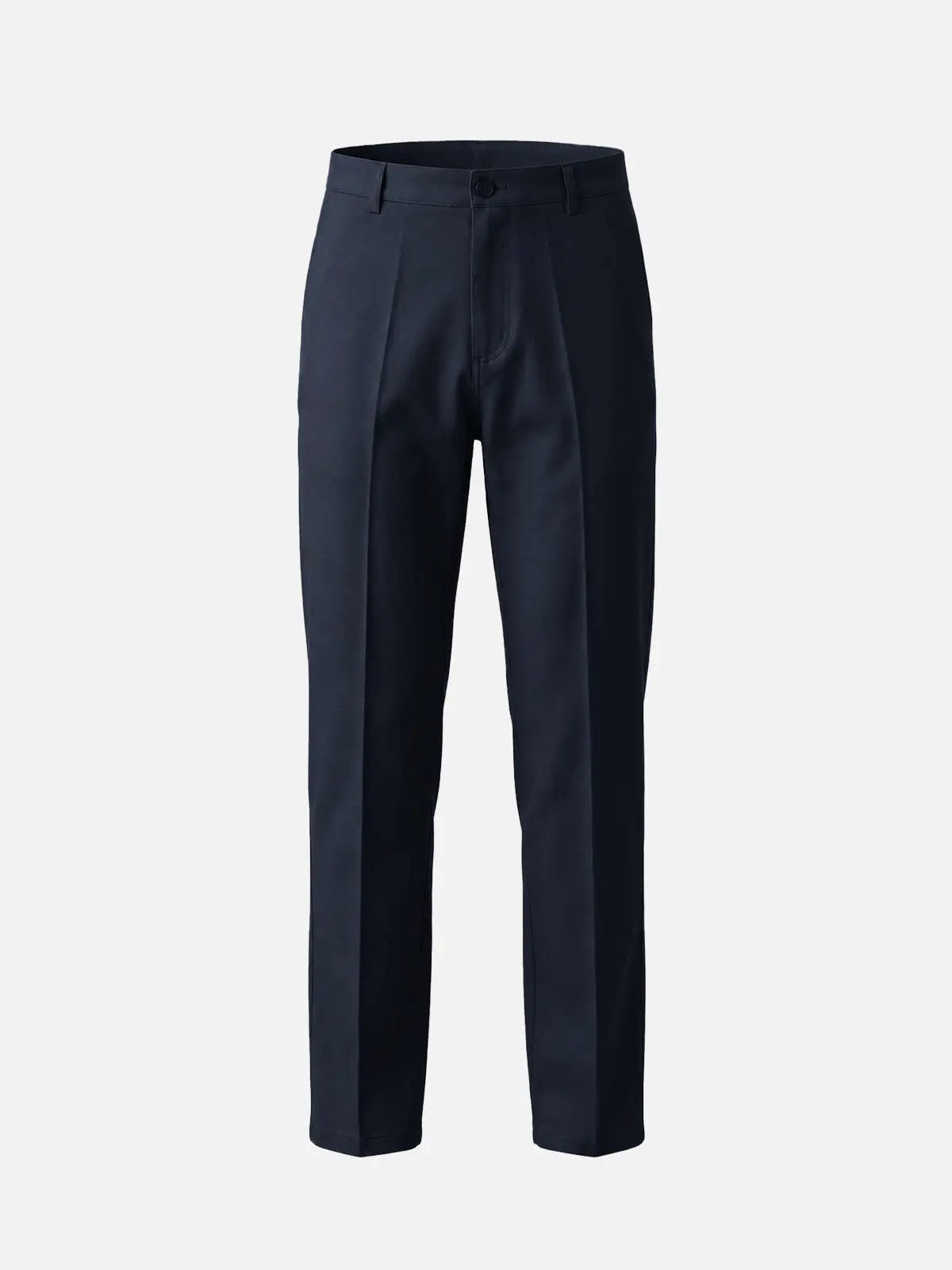 Men's Pleated Straight-Leg Cotton Chino Pants ElevenOasis