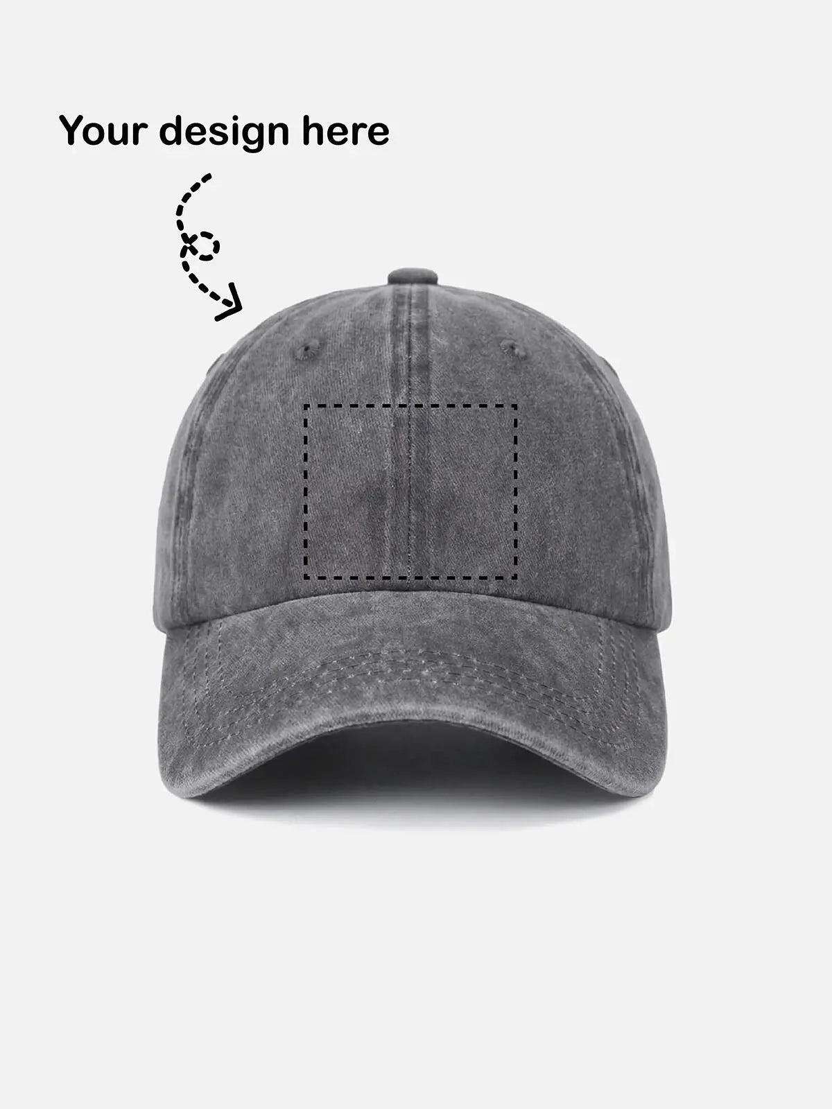 Customizable Washed Cotton Baseball Cap ElevenOasis