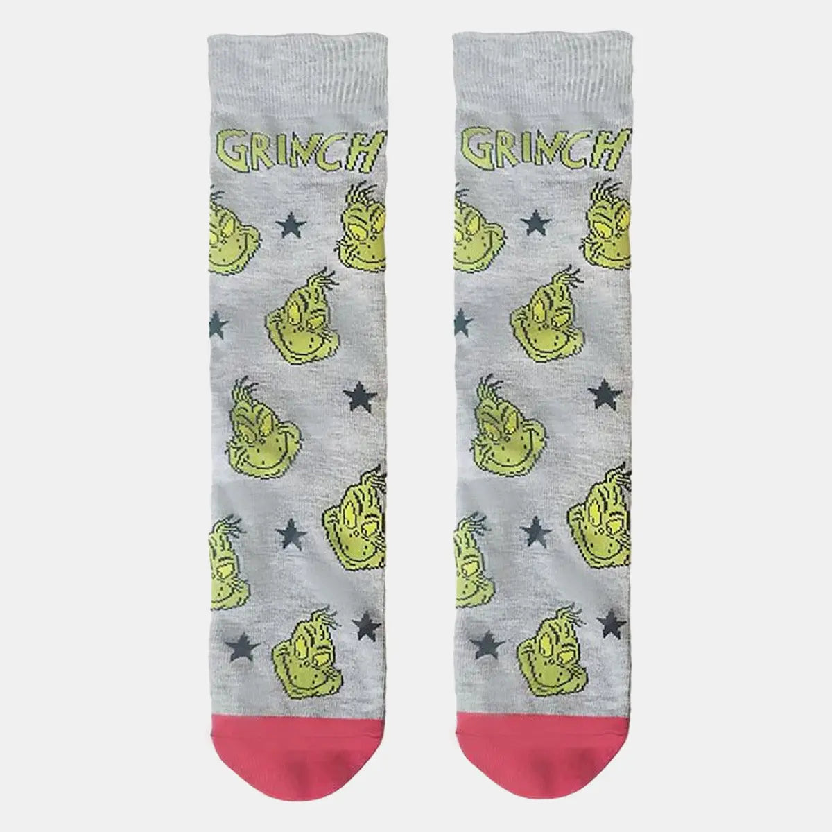 Grinch Faces Novelty Christmas Socks ElevenOasis