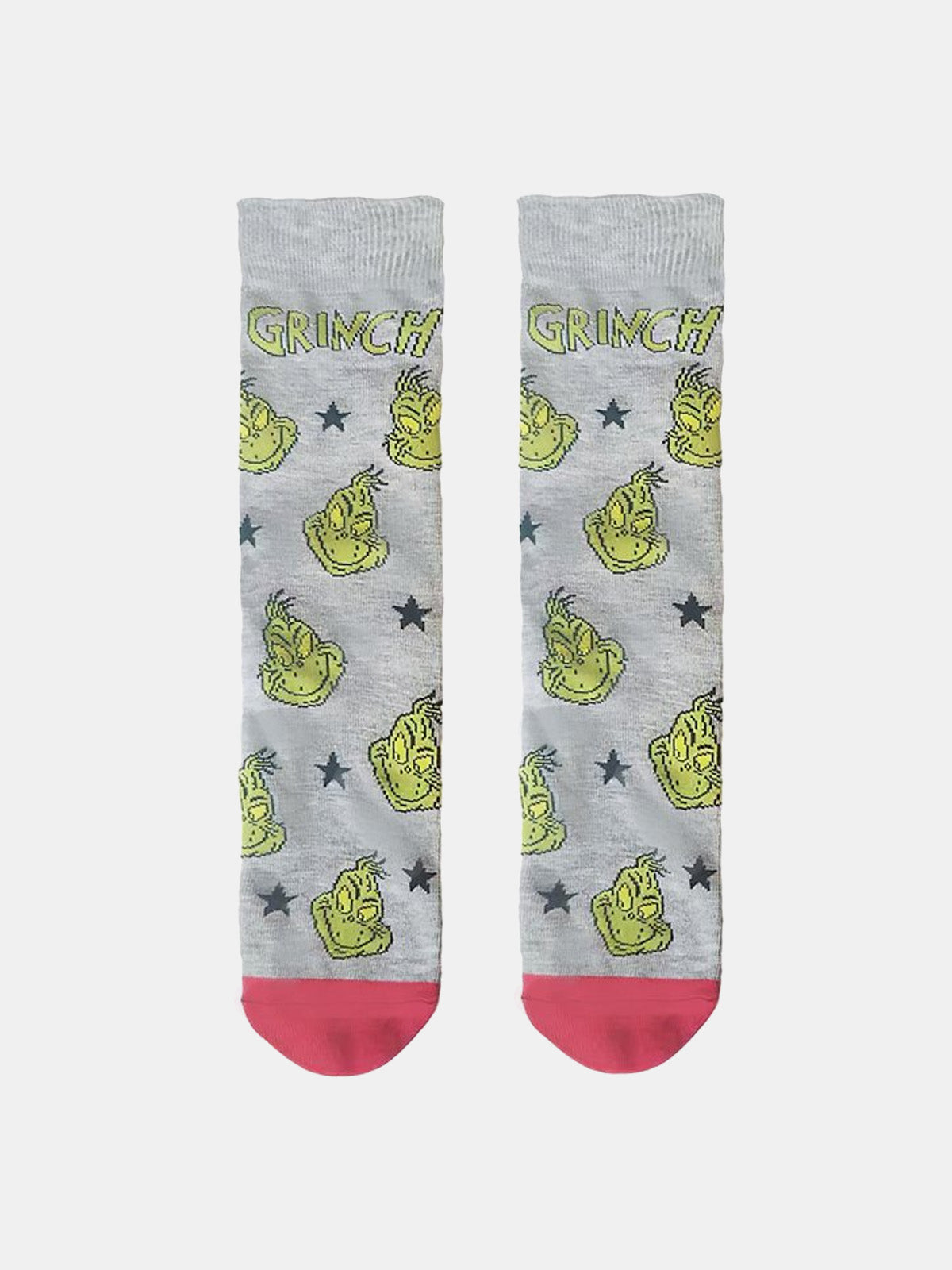 Grinch Faces Novelty Christmas Socks ElevenOasis