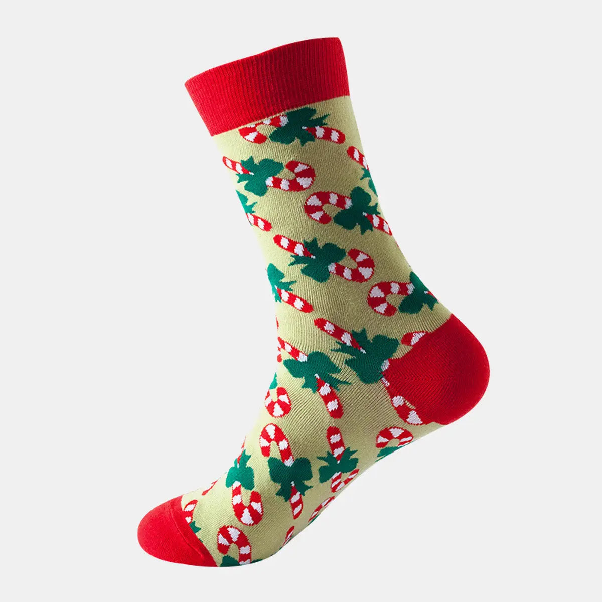 Classic Christmas Pattern Crew Socks ElevenOasis