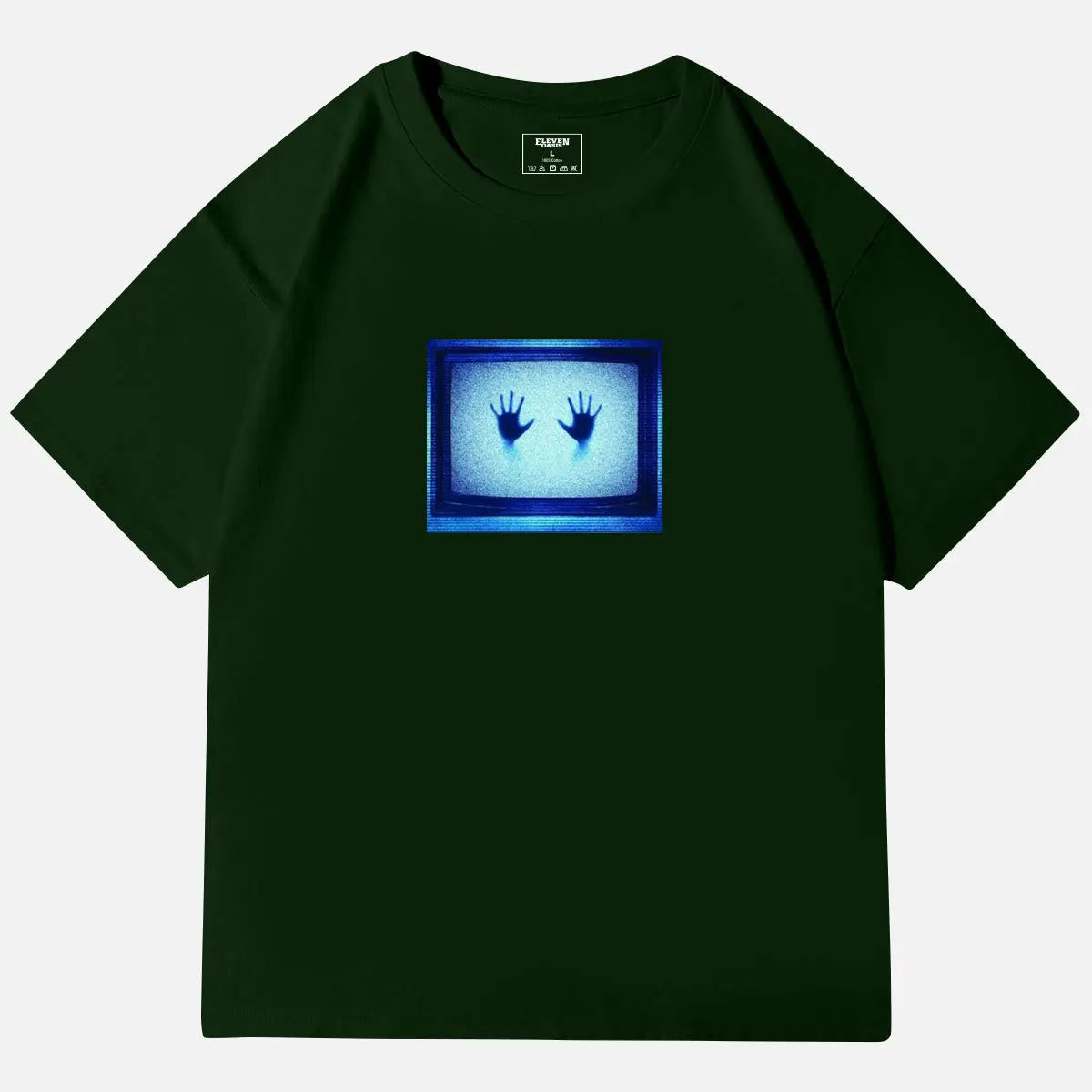 Poltergeist Hands in TV Cotton T-shirt Eleven Oasis