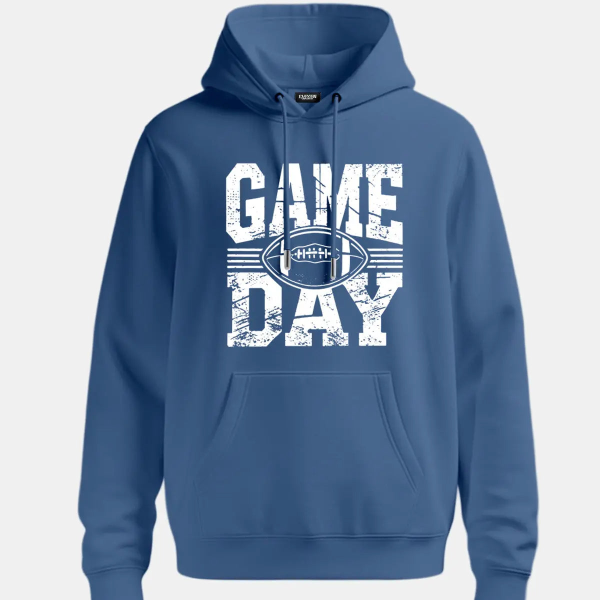 Game Day Football Graphic Hoodie Eleven Oasis