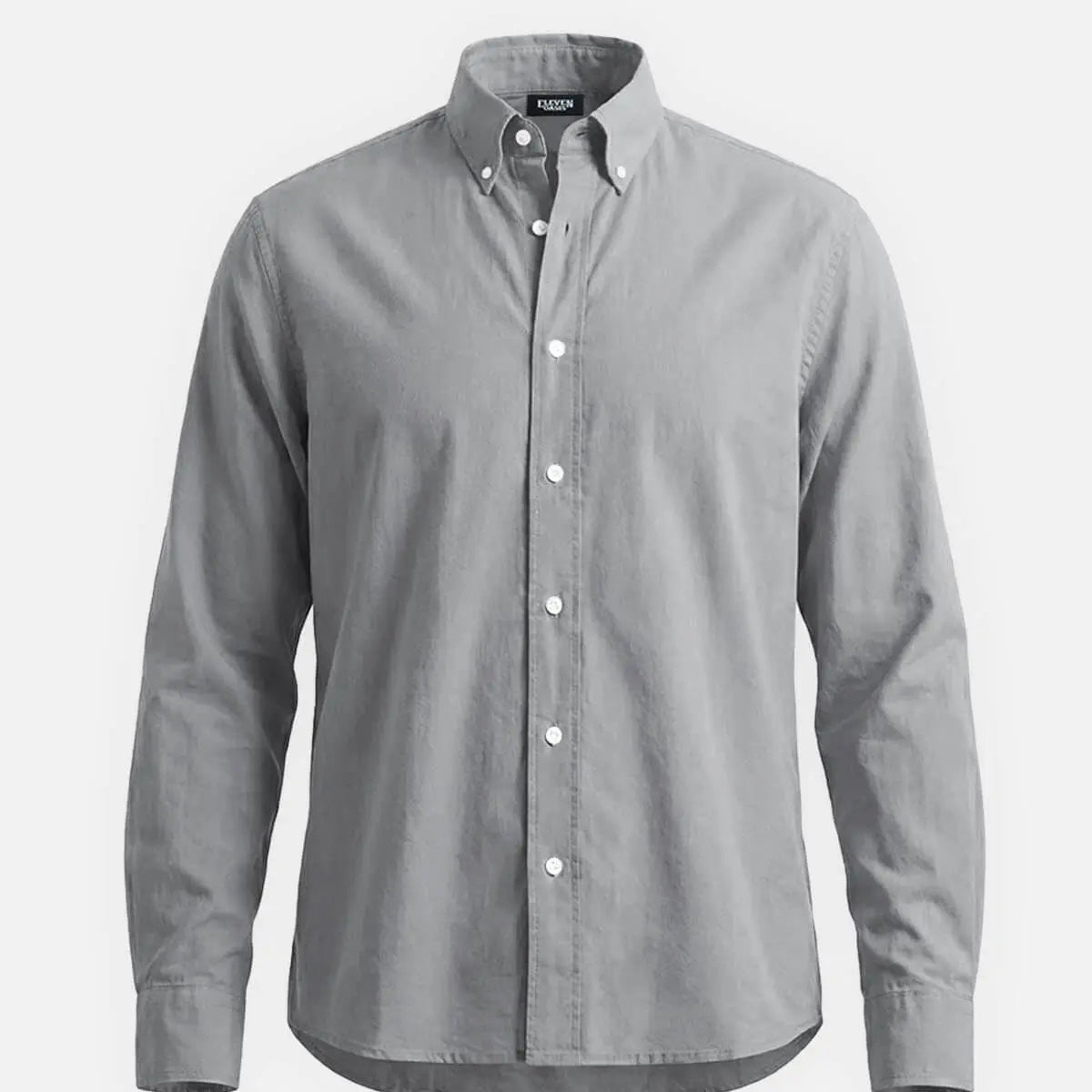 Men's Classic Cotton Button Down Long Sleeve Shirt ElevenOasis