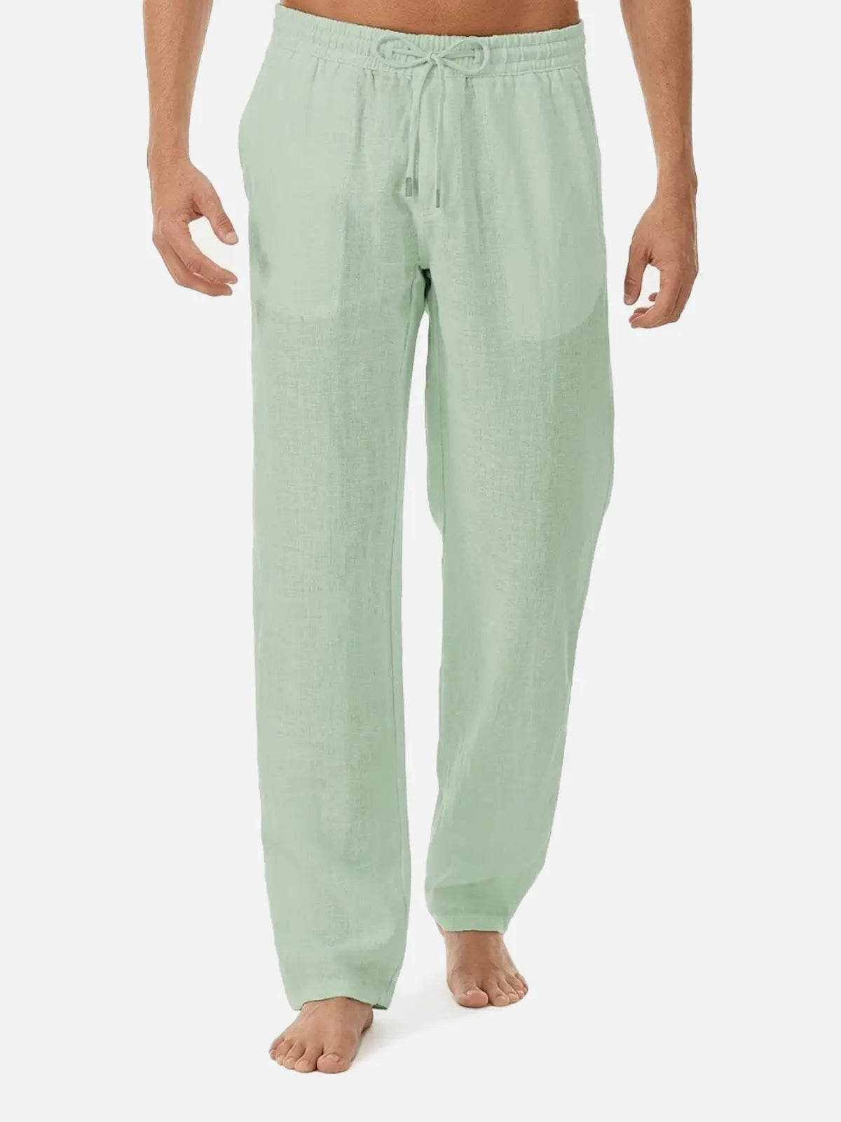 Men's Printed Solid Color Casual Long Pants ElevenOasis