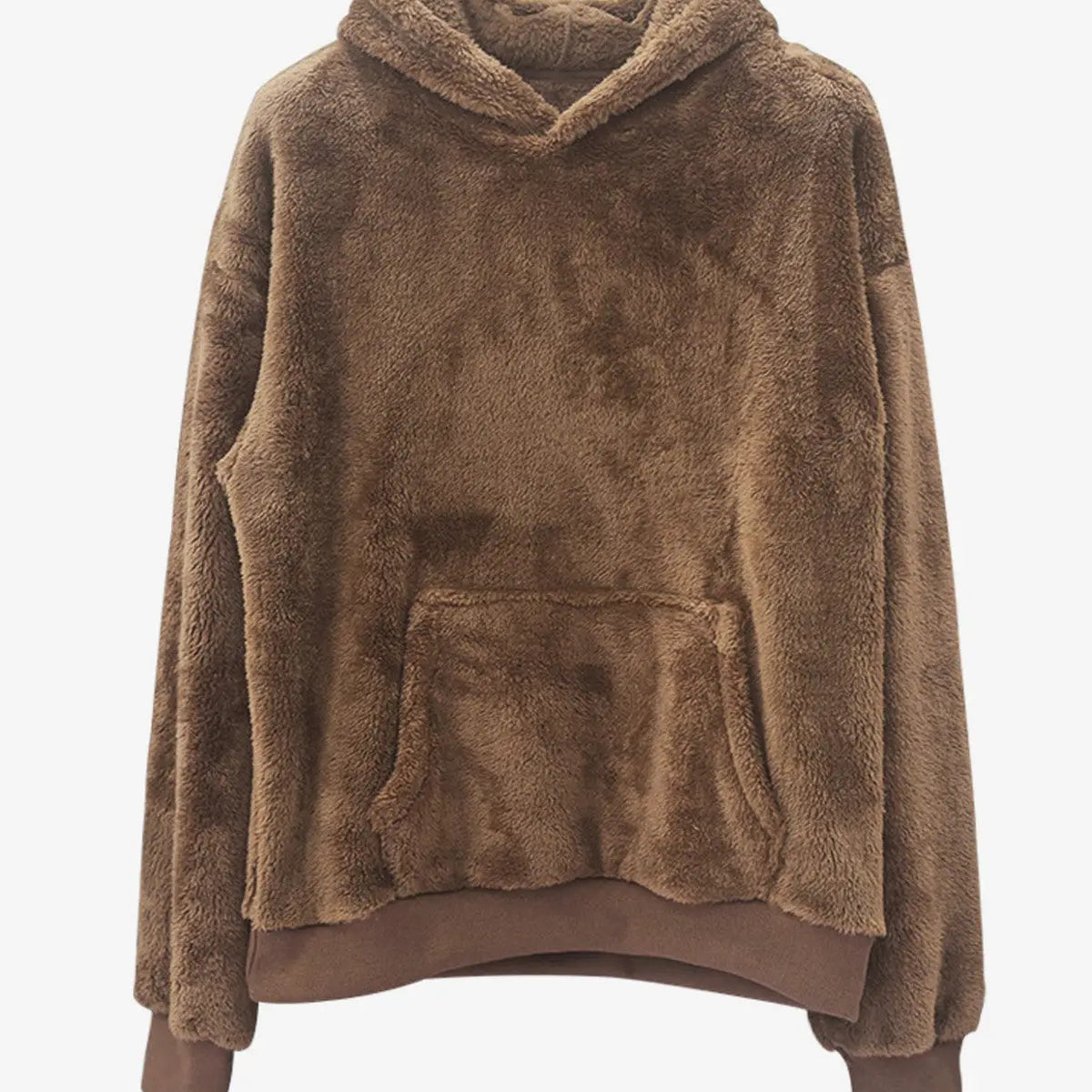 Men's Plush Sherpa Fleece Hoodie ElevenOasis