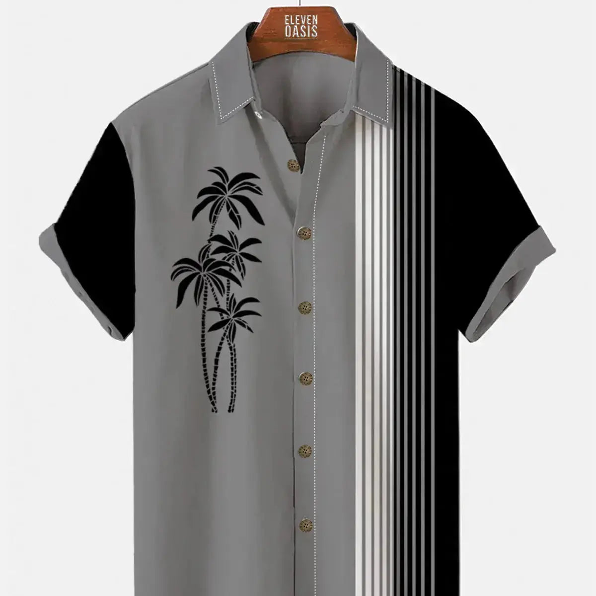 Men's Aloha Vibe Vacay Style Lapel Casual Chic ShirtMens short sleeve shirts Big and tall Mens shirts Short sleeve shirts for men Mens 4xl shirts Casual short sleeve shirts