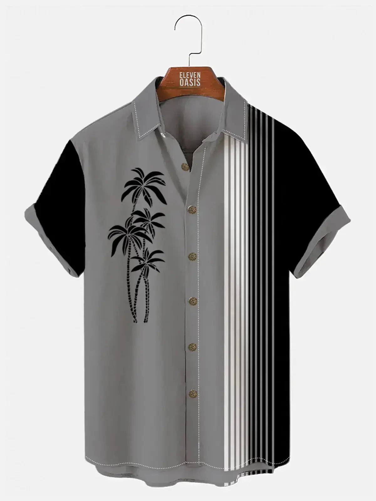 Men's Aloha Vibe Vacay Style Lapel Casual Chic ShirtMens short sleeve shirts Big and tall Mens shirts Short sleeve shirts for men Mens 4xl shirts Casual short sleeve shirts