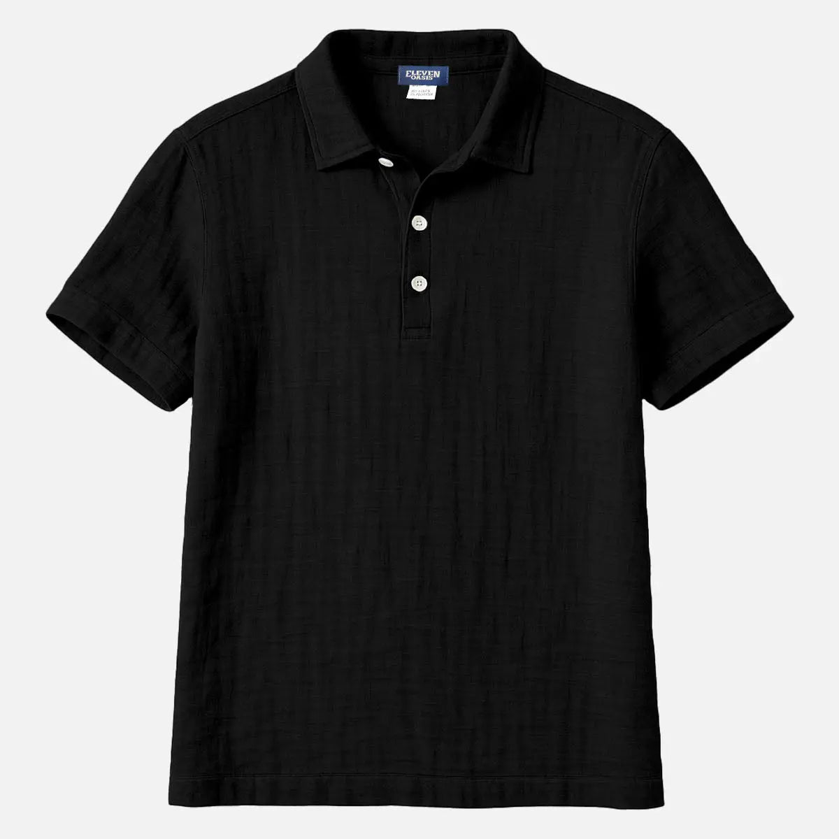 Men's Linen Blend Polo Shirt Eleven Oasis