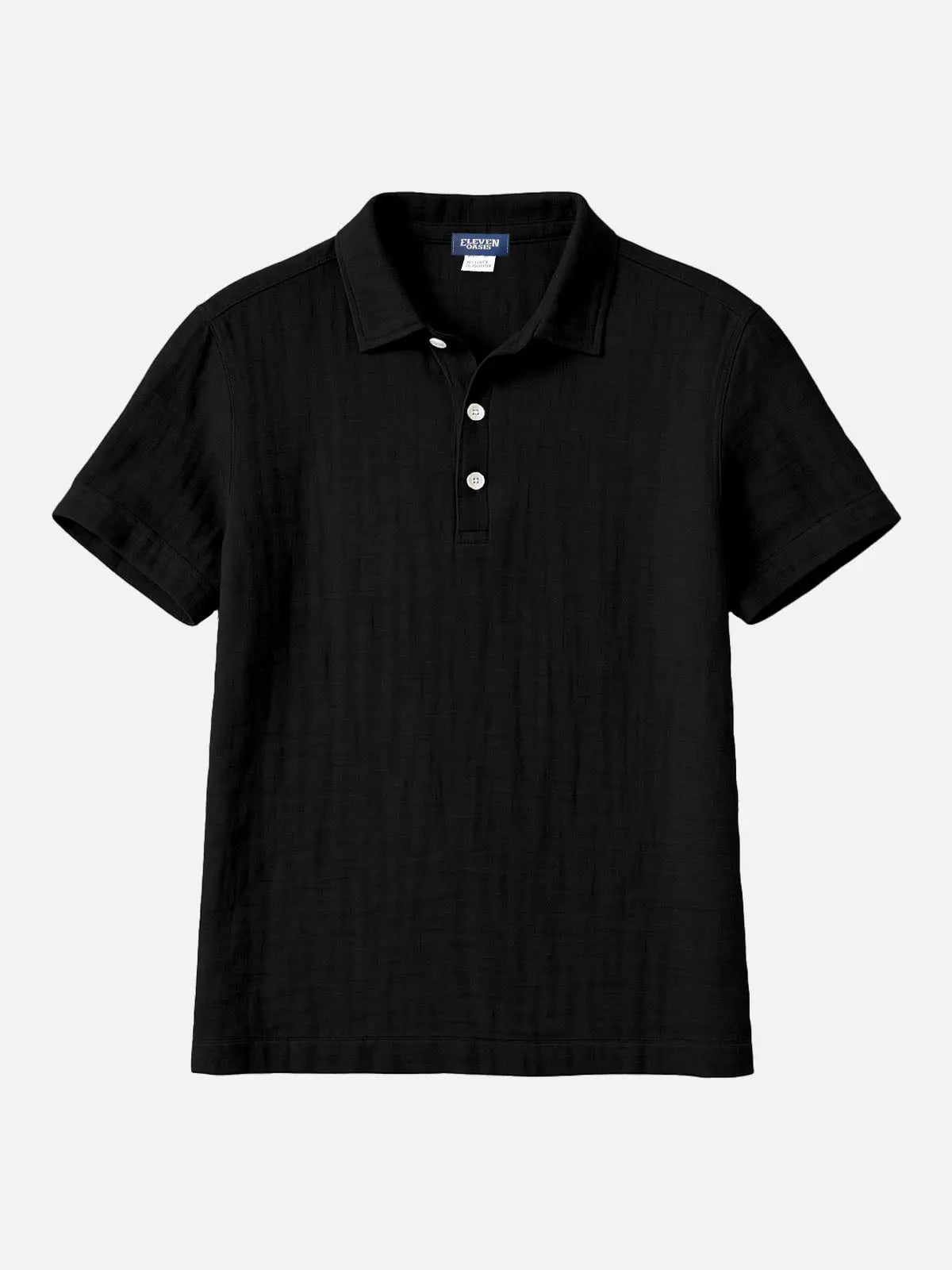 Men's Linen Blend Polo Shirt Eleven Oasis