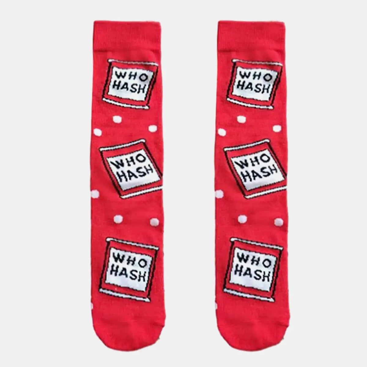 Grinch-Themed Christmas Novelty Socks ElevenOasis
