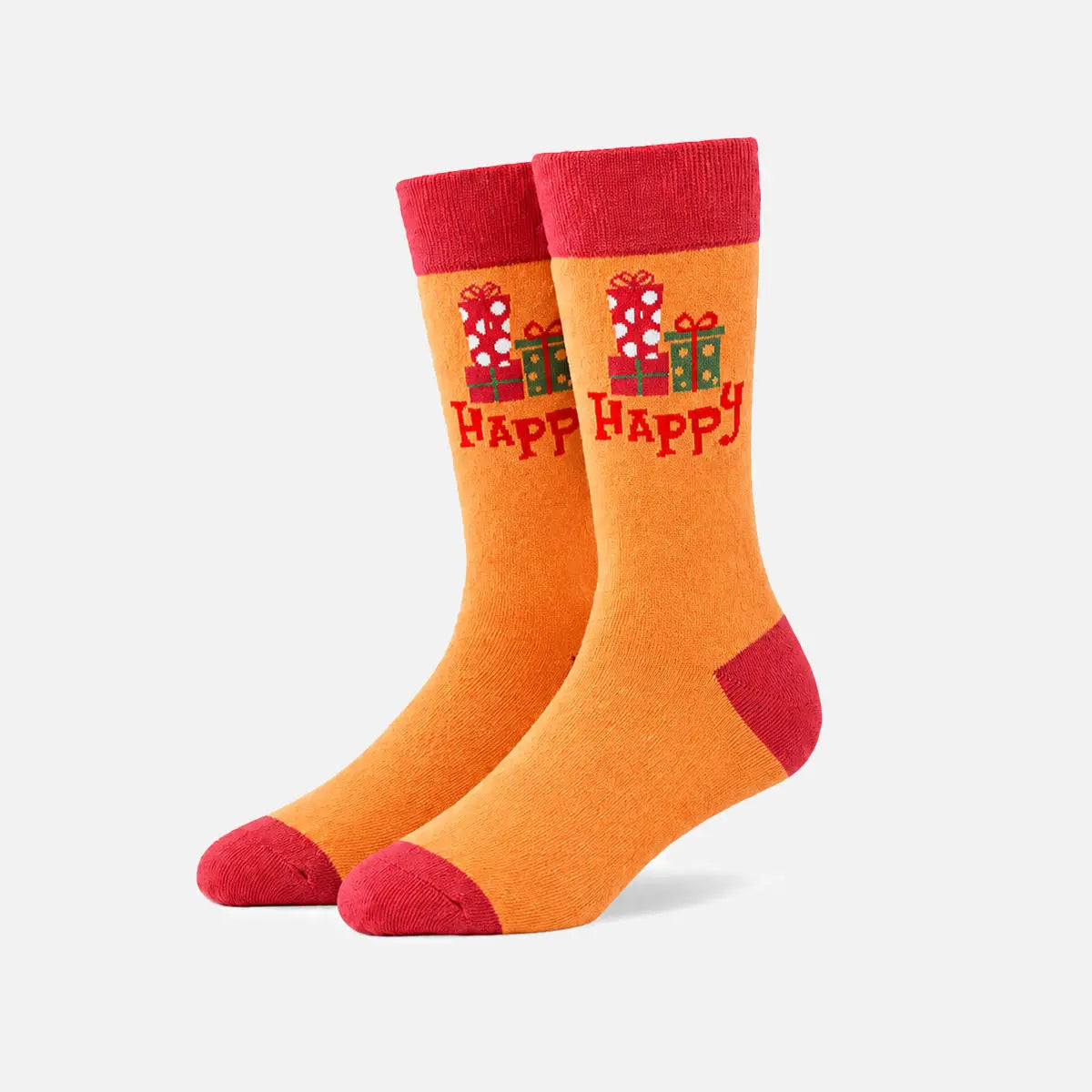 Men's Thanksgiving Holiday Print Crew Socks