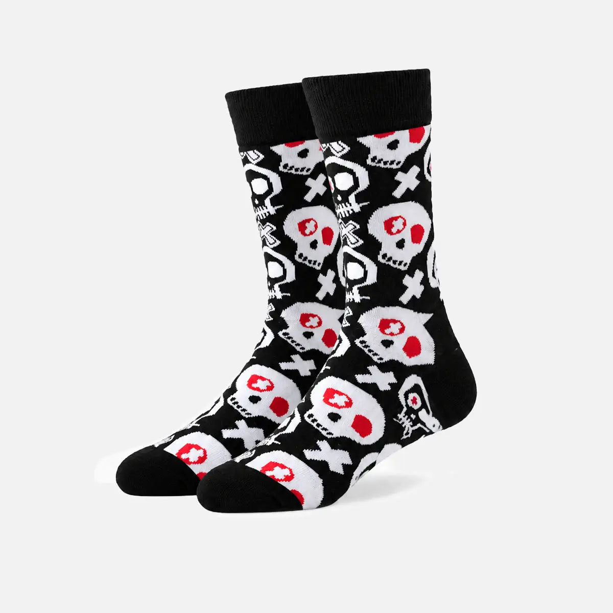 Men's Creepy Halloween Novelty Crew Socks
