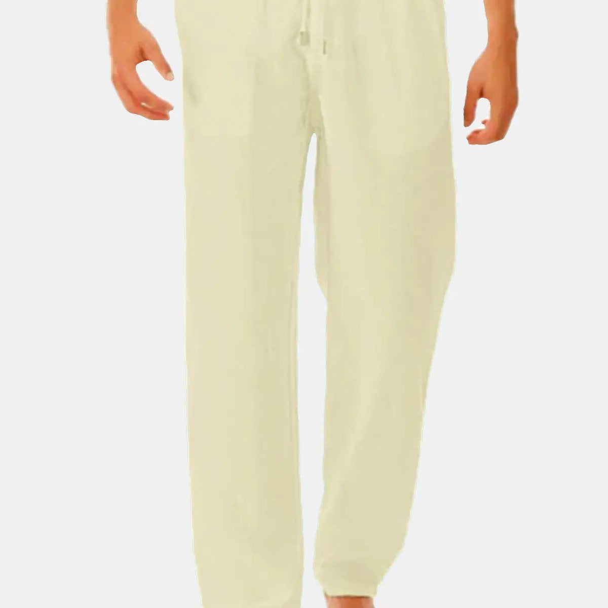 Men's Printed Solid Color Casual Long Pants ElevenOasis