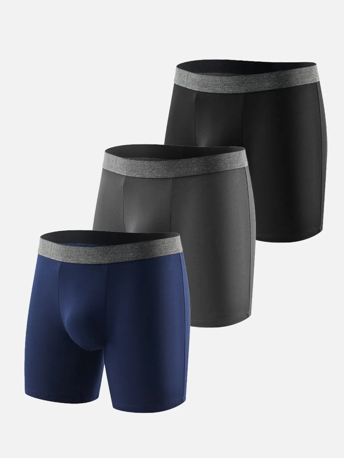 Men's Long-Leg Stretch Boxer Briefs Eleven Oasis