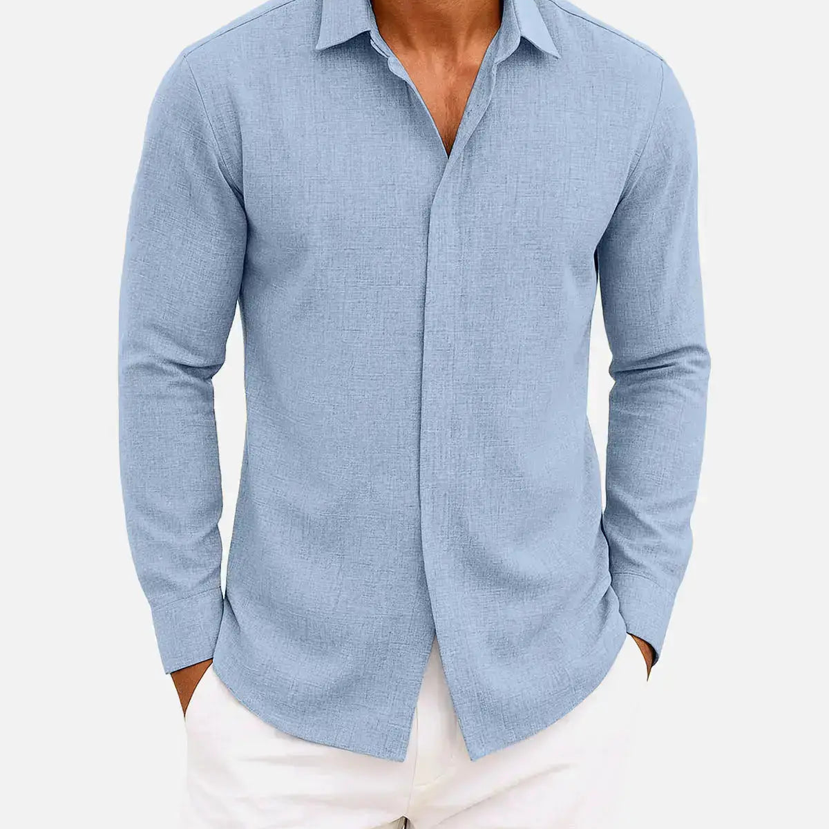 Men's Classic Everyday Long Sleeve Shirt ElevenOasis