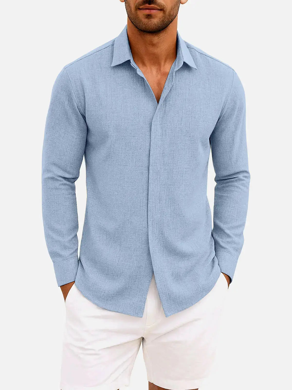 Men's Classic Everyday Long Sleeve Shirt ElevenOasis