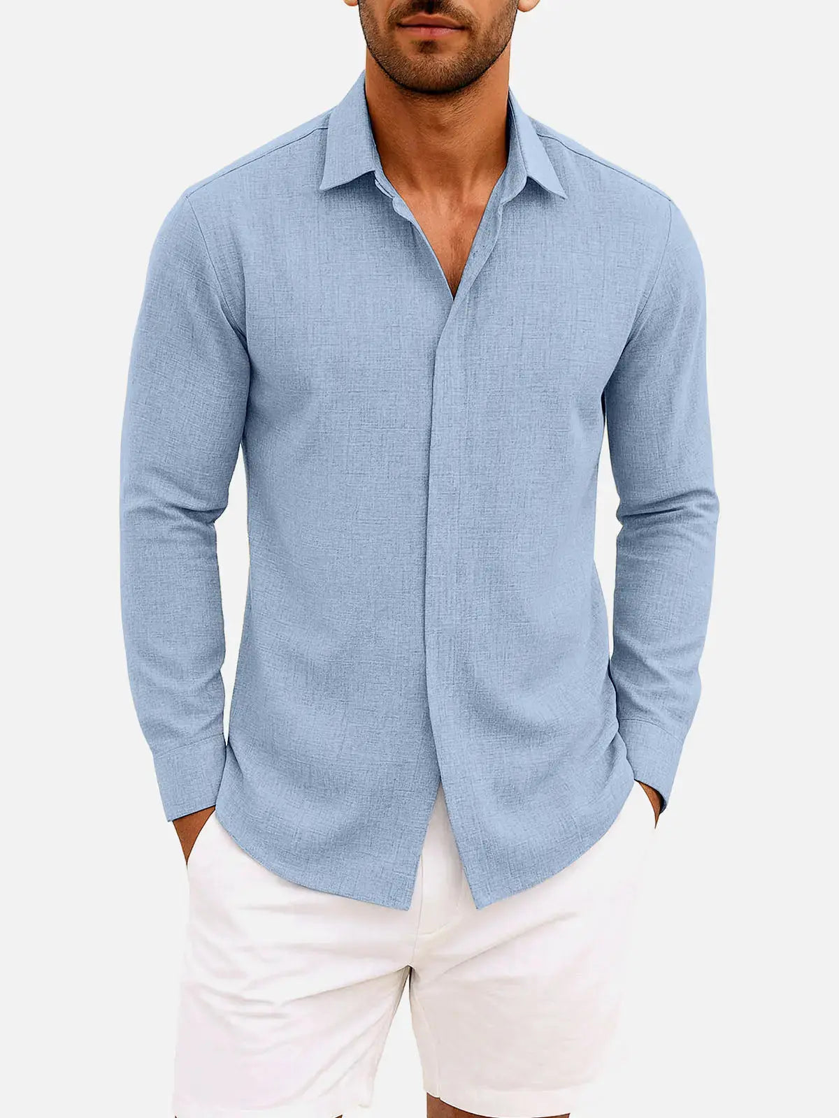 Men's Classic Everyday Long Sleeve Shirt ElevenOasis