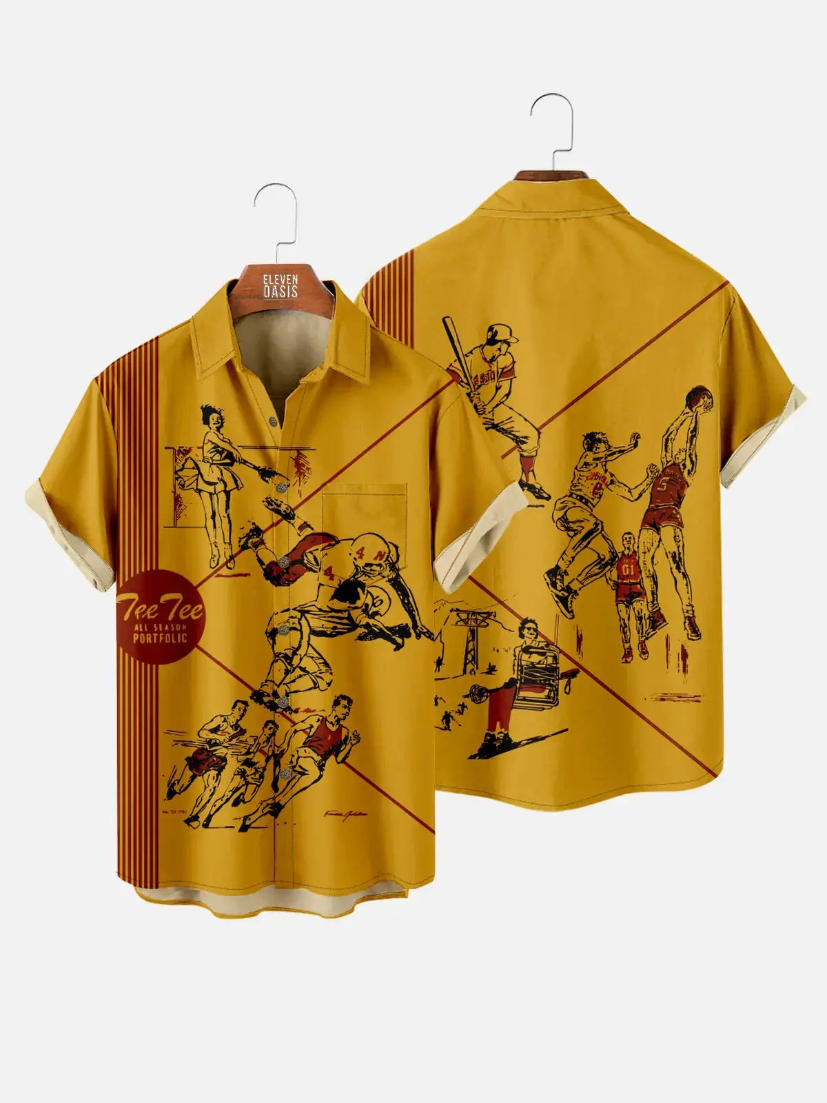 Men's Pee Chee Folder Front and Back Cover Nostalgia ShirtMens short sleeve shirts Big and tall Mens shirts Short sleeve shirts for men Mens 4xl shirts Casual short sleeve shirts