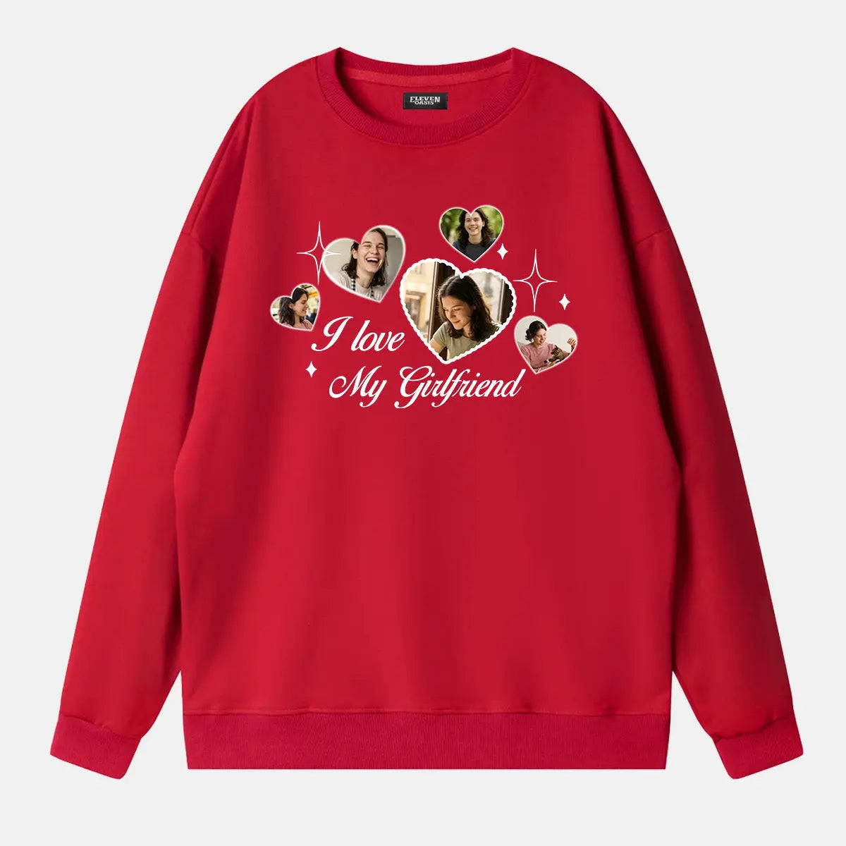 Custom Love Photo Sweatshirt Eleven Oasis