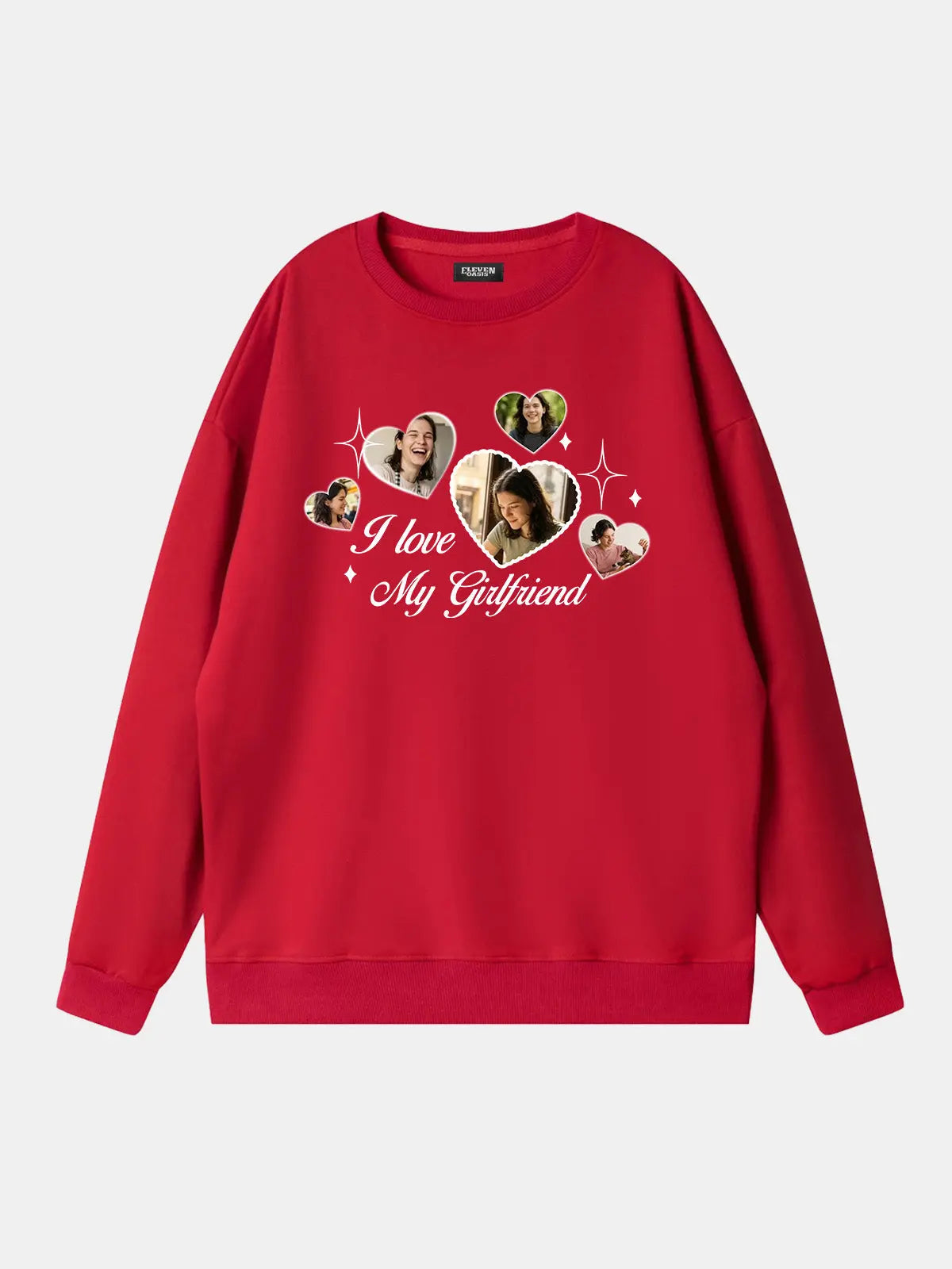 Custom Love Photo Sweatshirt Eleven Oasis