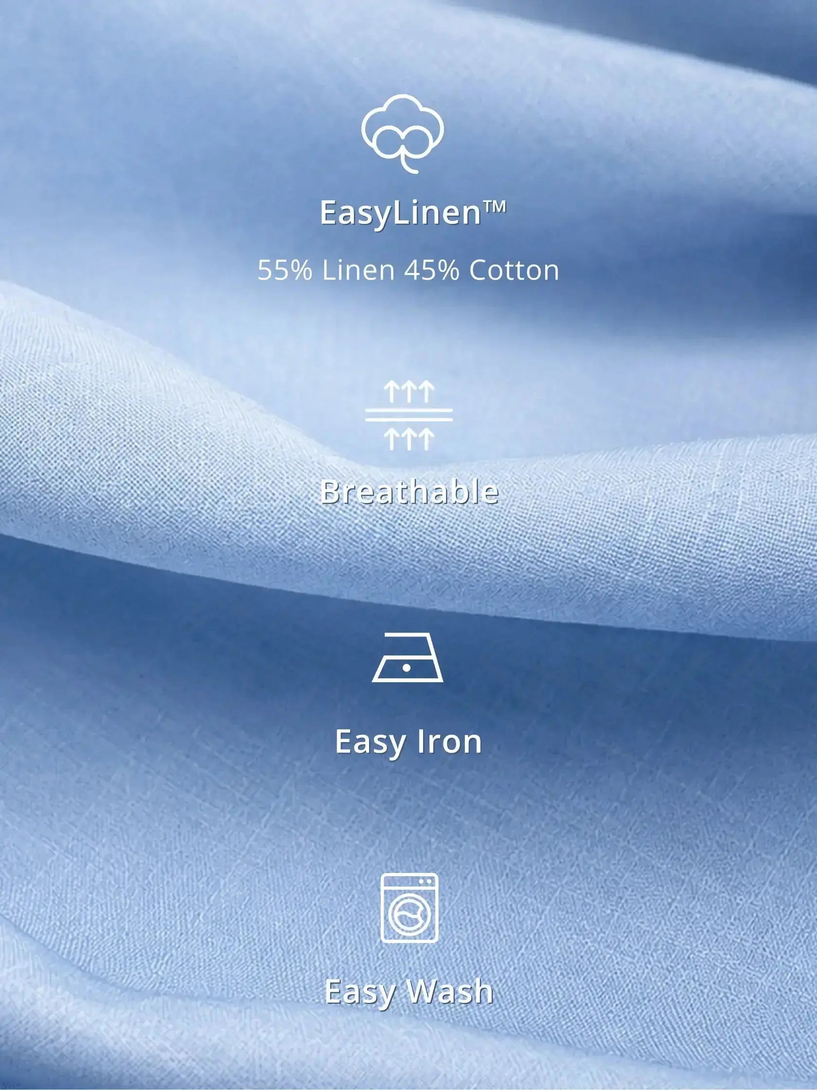 Men's Linen Cotton Blend Short Sleeve Shirt ElevenOasis