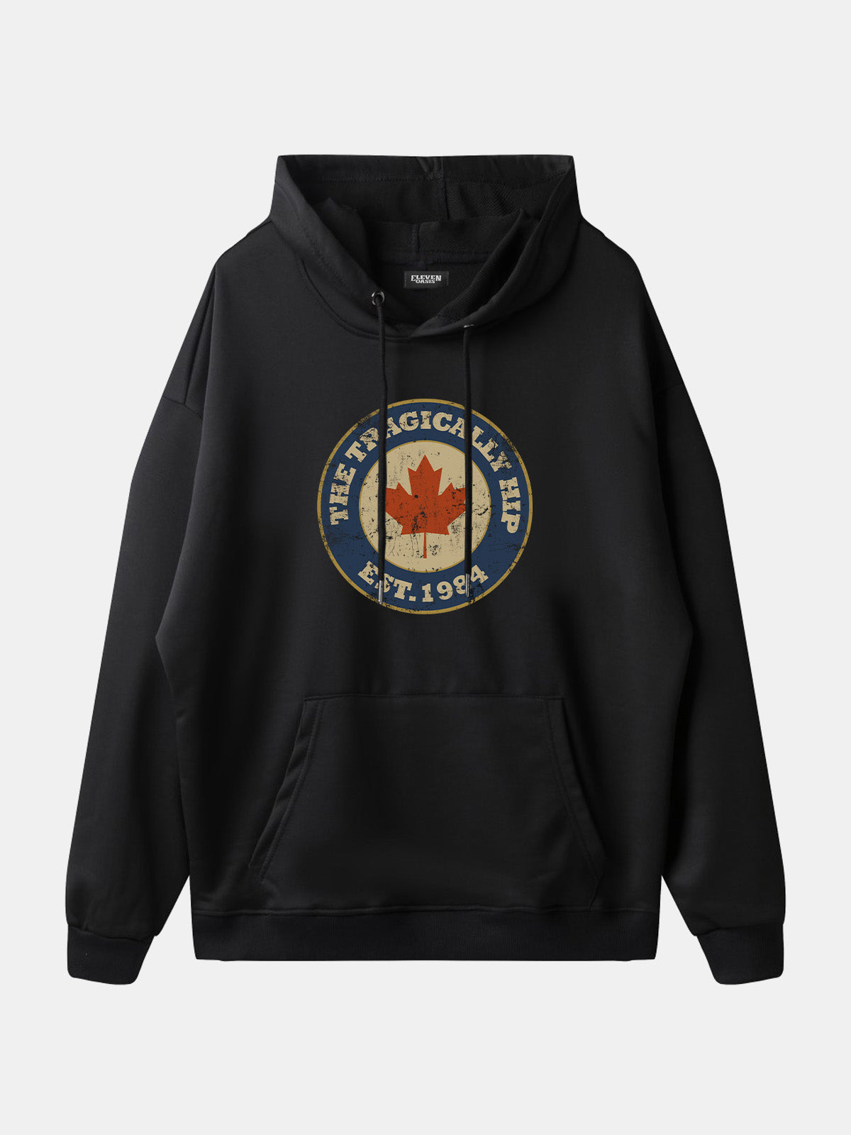 Tragically Hip Vintage Logo Fleece Hoodie Eleven Oasis