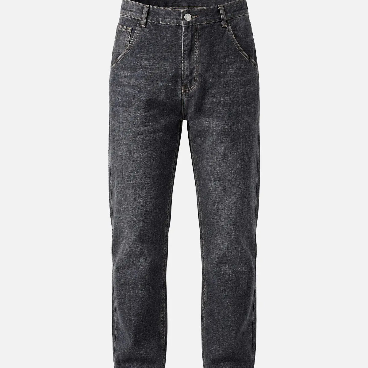 Men's Straight-Leg Stretch Denim Pants ElevenOasis