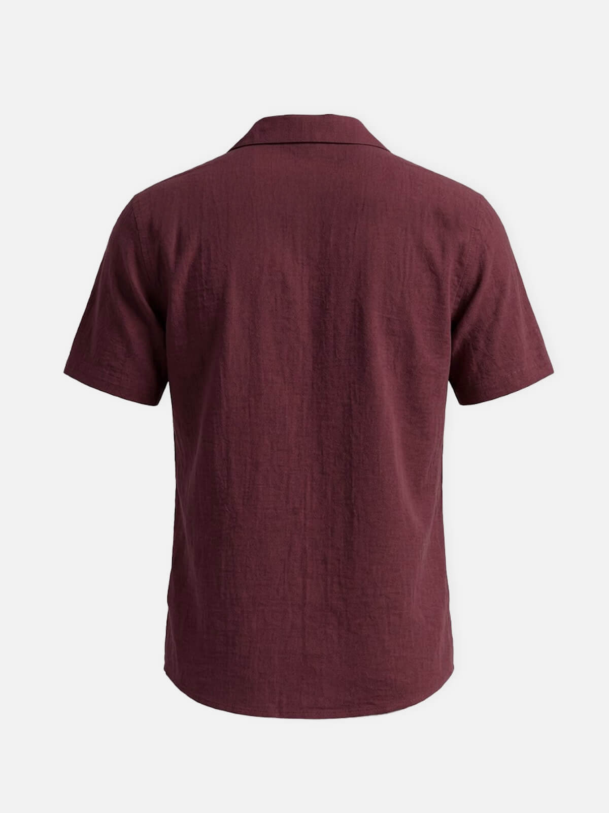 Men's Cotton-Linen Blend Short Sleeve Shirt Eleven Oasis