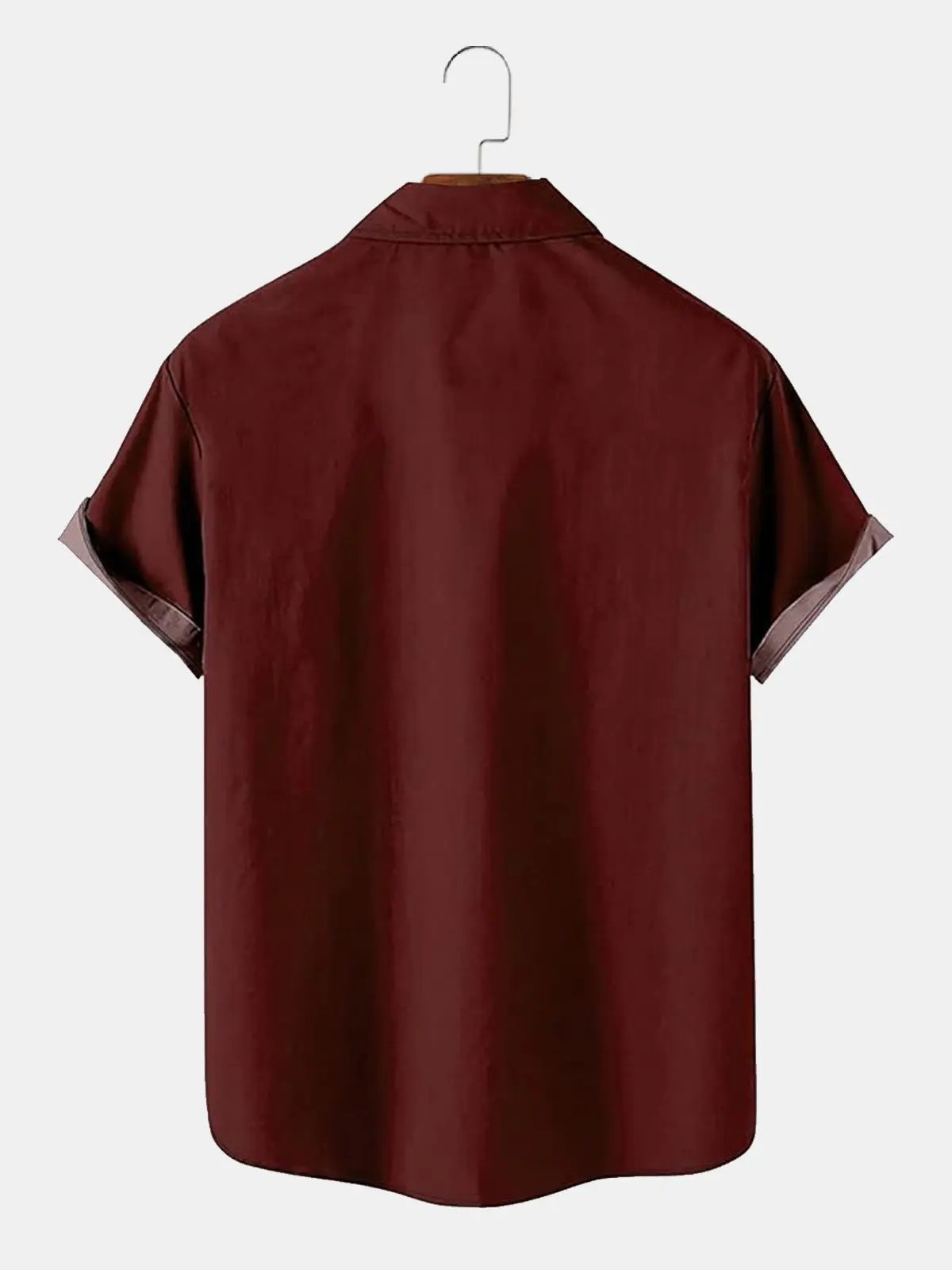 Tall Men's Geometric Diamond Bowling Short Sleeve Shirt ElevenOasis