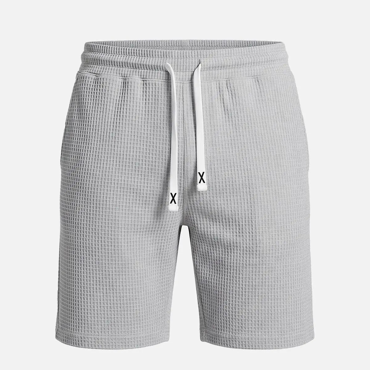 Men's Waffle Knit Drawstring Shorts Eleven Oasis