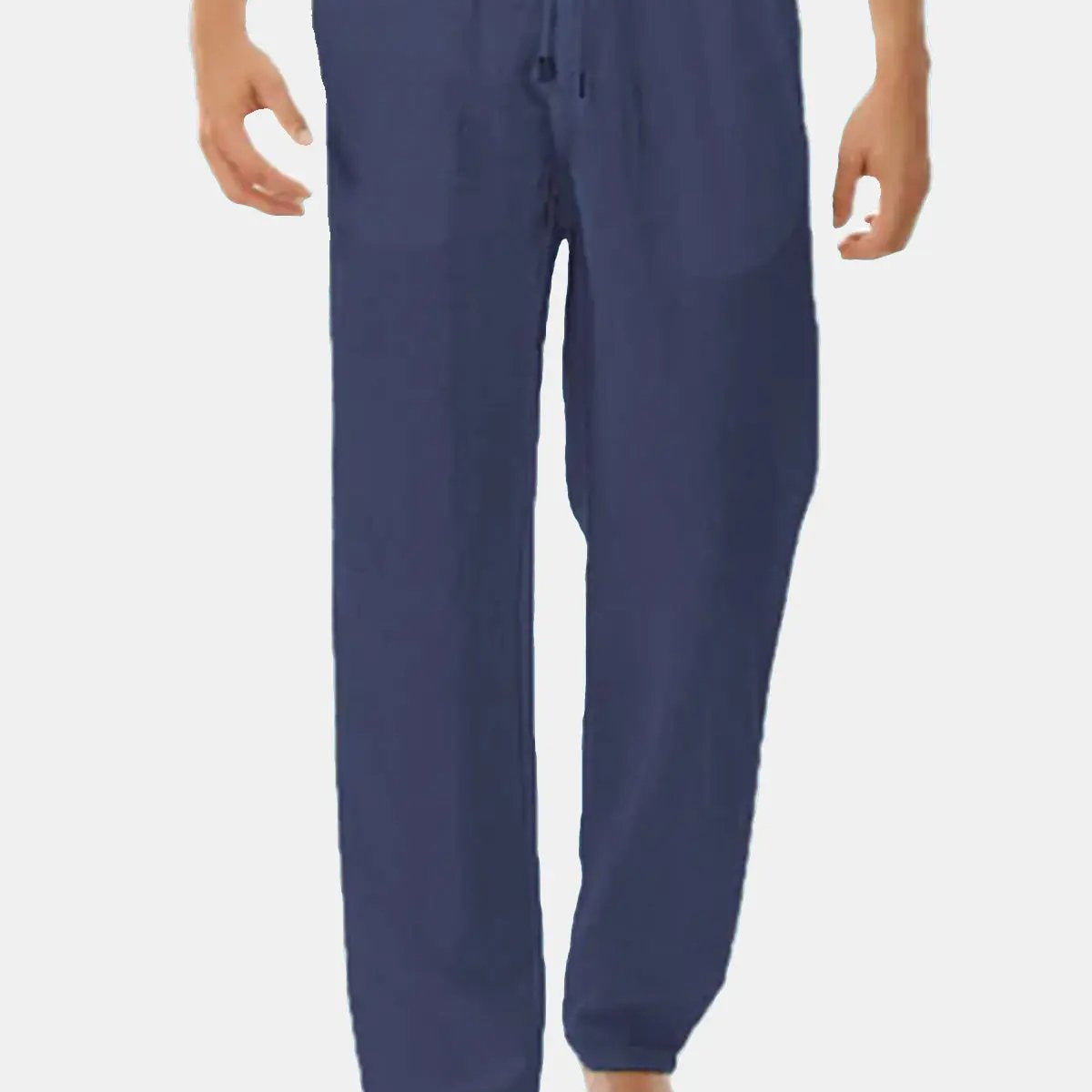 Men's Printed Solid Color Casual Long Pants ElevenOasis