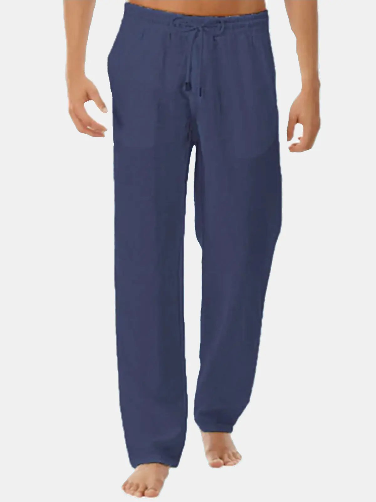 Men's Printed Solid Color Casual Long Pants ElevenOasis