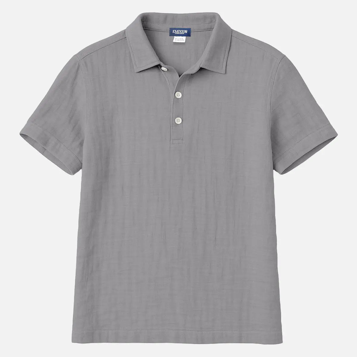 Men's Linen Blend Polo Shirt Eleven Oasis