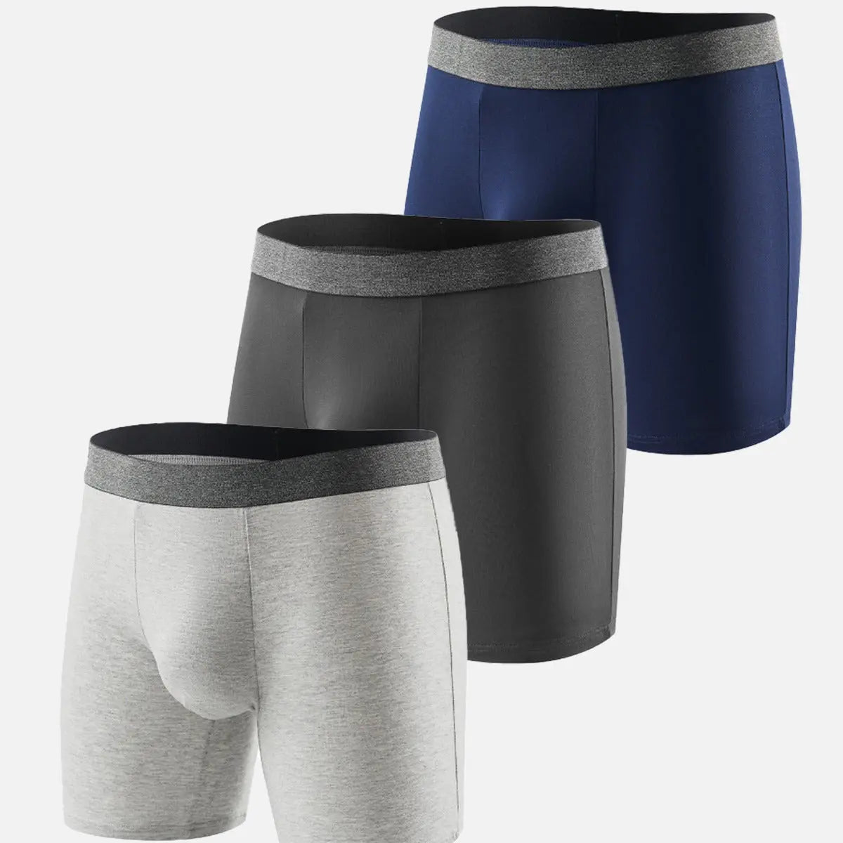 Men's Long-Leg Stretch Boxer Briefs Eleven Oasis